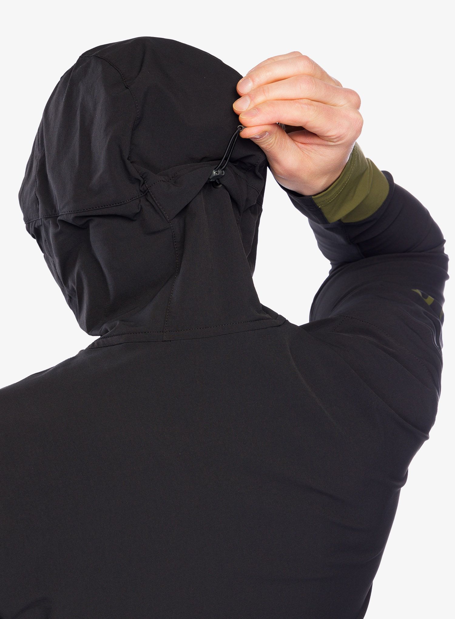 Softshellová bunda SCOTT JKT Explorair Softshell SL - black/fir green