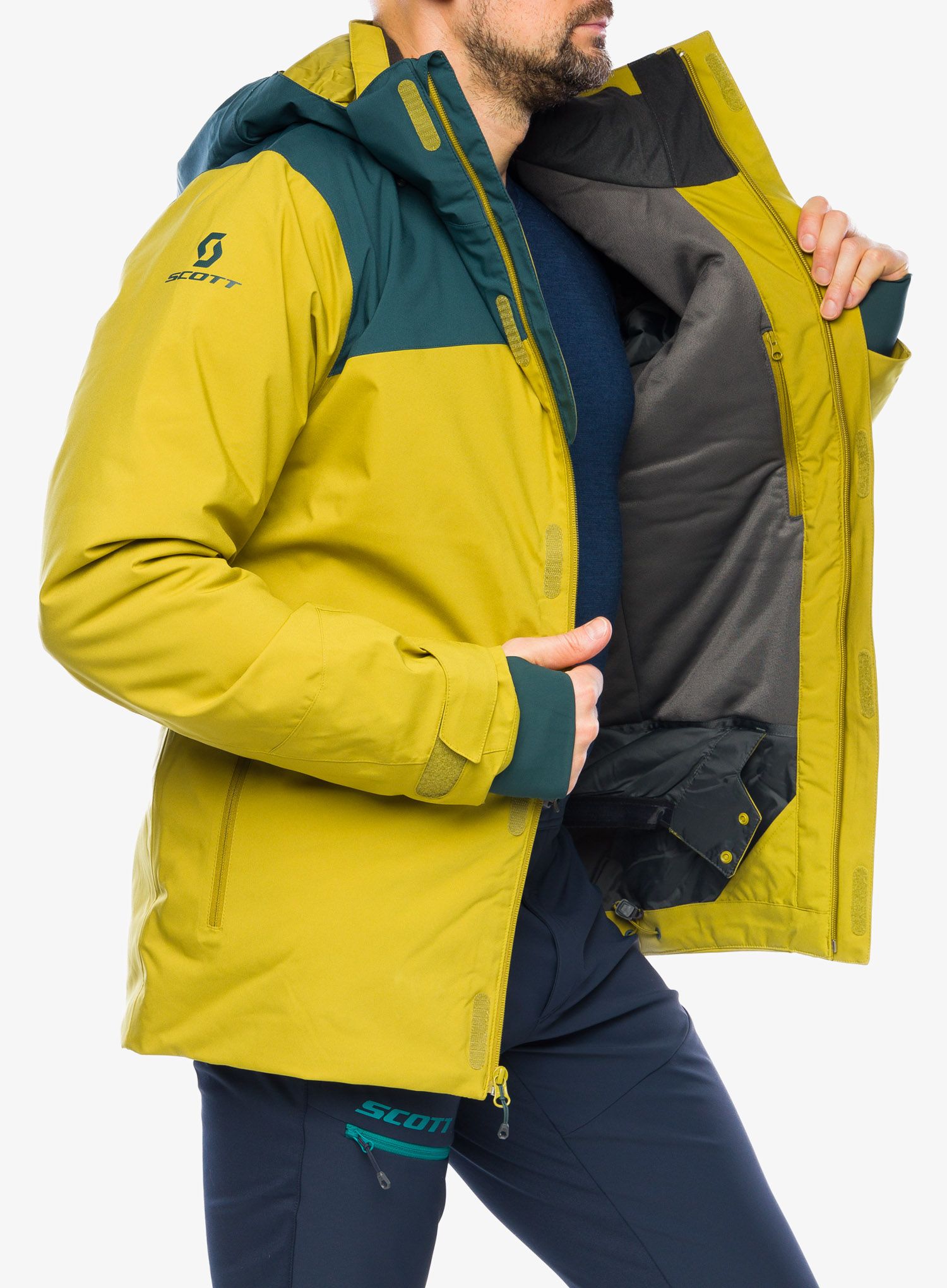 Lyžařská bunda SCOTT Jacket Ultimate Dryo 10 - aruba green/savanna green
