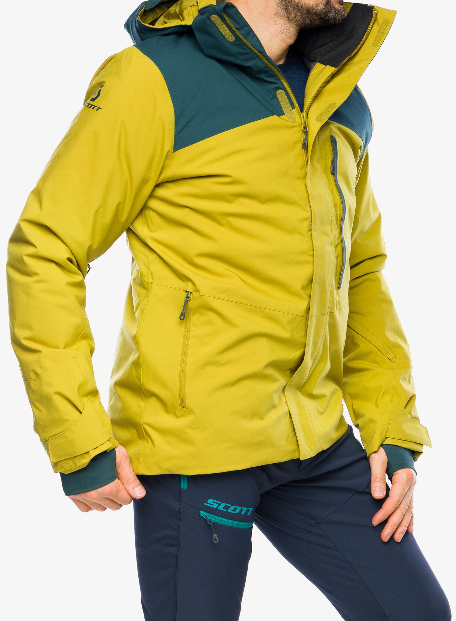 Lyžařská bunda SCOTT Jacket Ultimate Dryo 10 - aruba green/savanna green