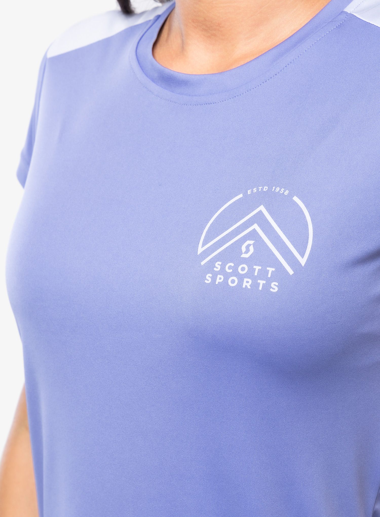 Běžecké tričko dámské SCOTT Endurance Tech S/S - dream blue/blue