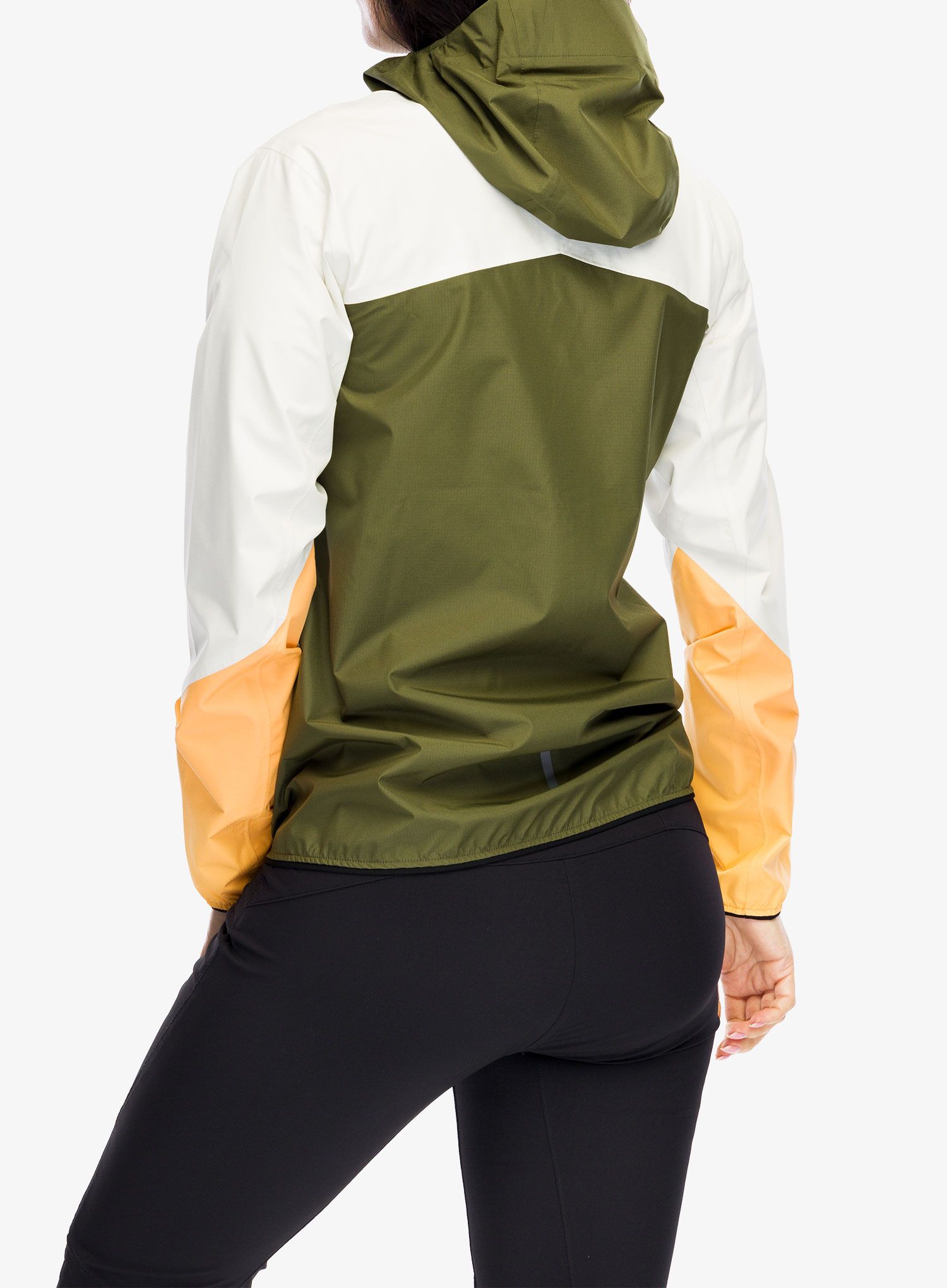 Dámská bunda do deště SCOTT Explorair Light Dryo 2.5L - fir greensoft yellow