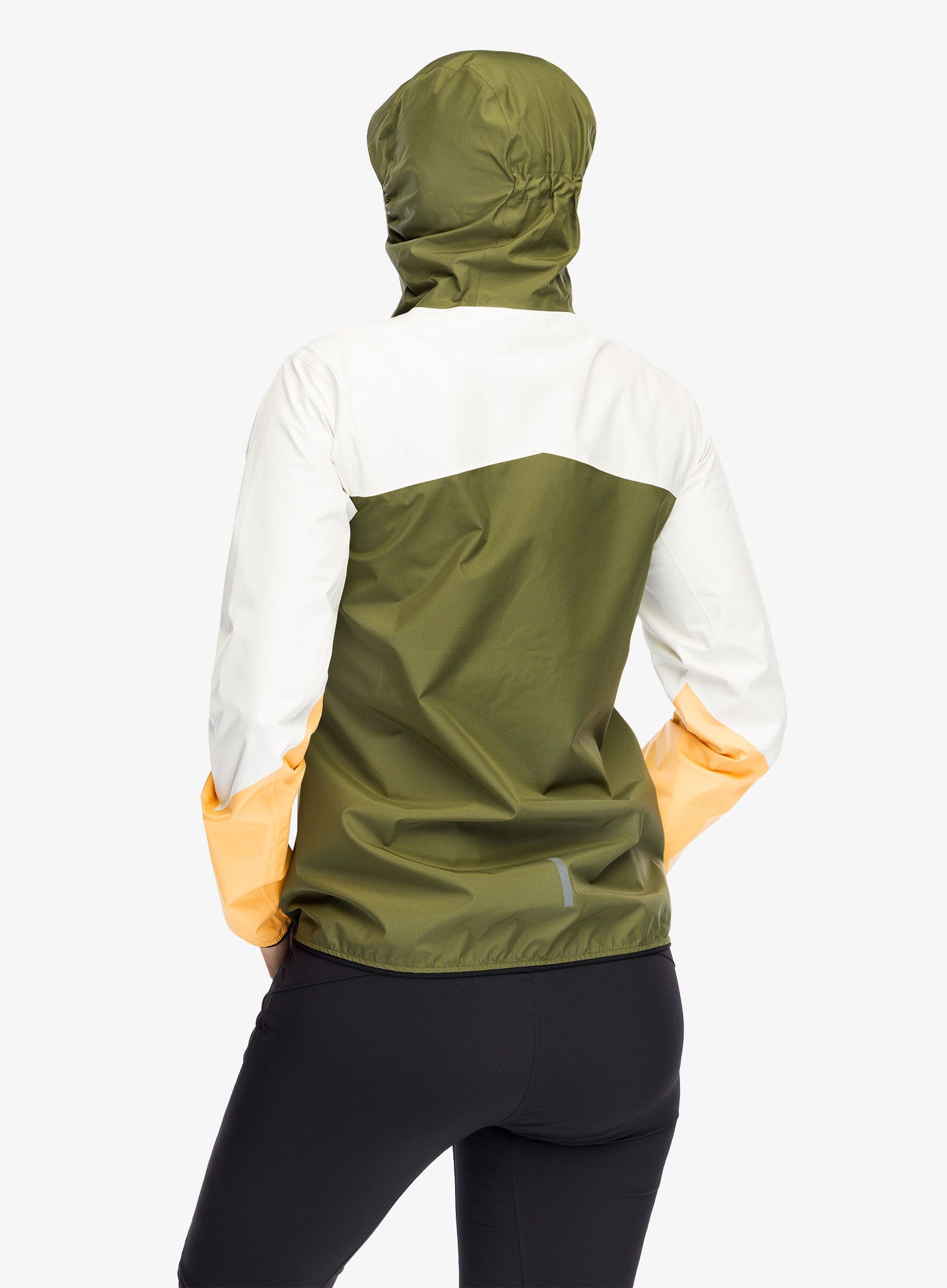 Dámská bunda do deště SCOTT Explorair Light Dryo 2.5L - fir greensoft yellow