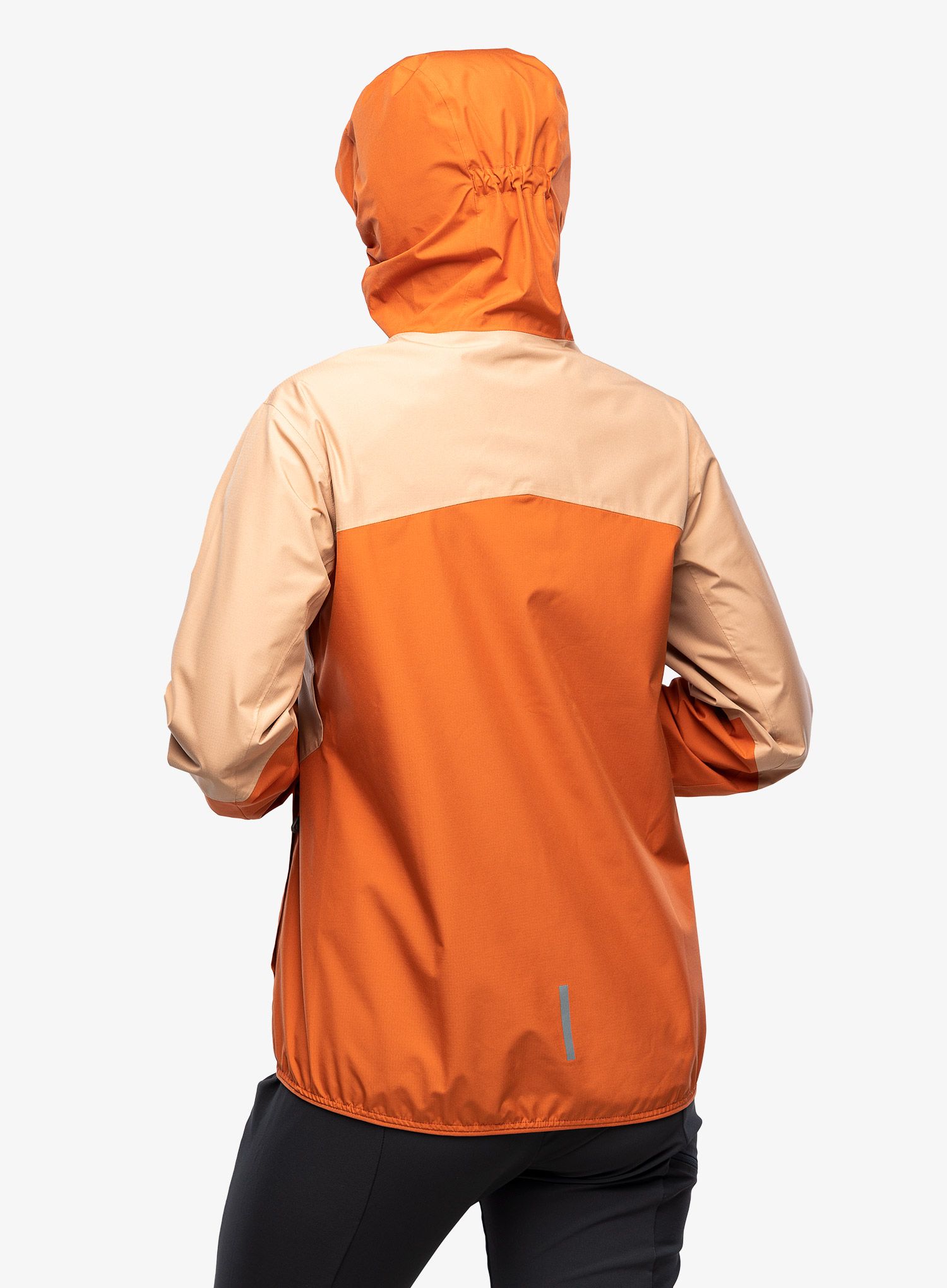 Dámská bunda do deště SCOTT Explorair Light Dryo 2.5L - orange/rose