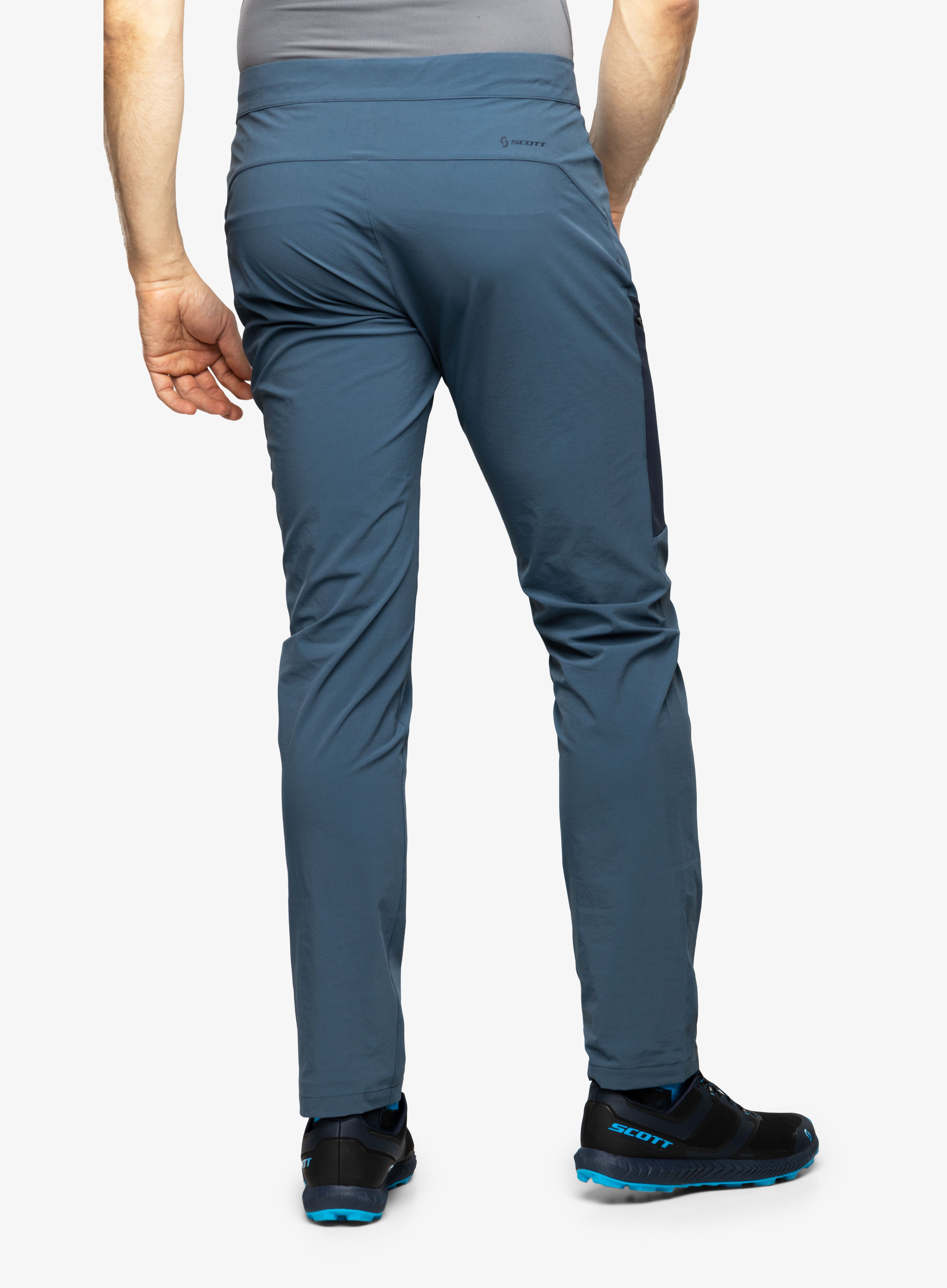 Turistické kalhoty SCOTT Explorair Light - metal blue/dark blue