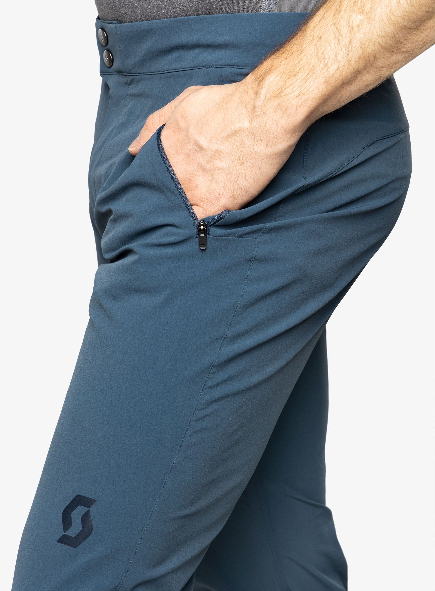 Turistické kalhoty SCOTT Explorair Light - metal blue/dark blue