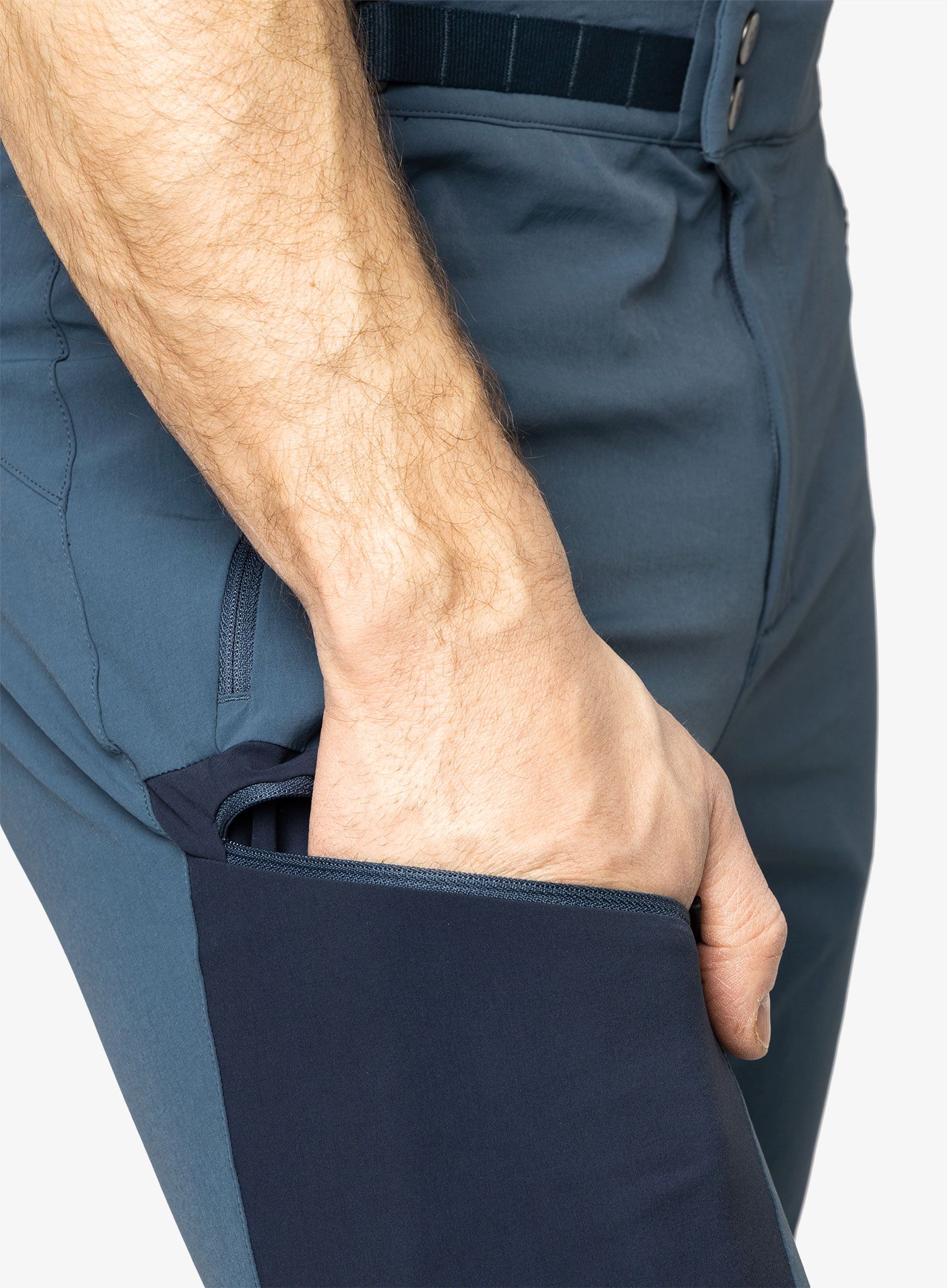 Turistické kalhoty SCOTT Explorair Light - metal blue/dark blue