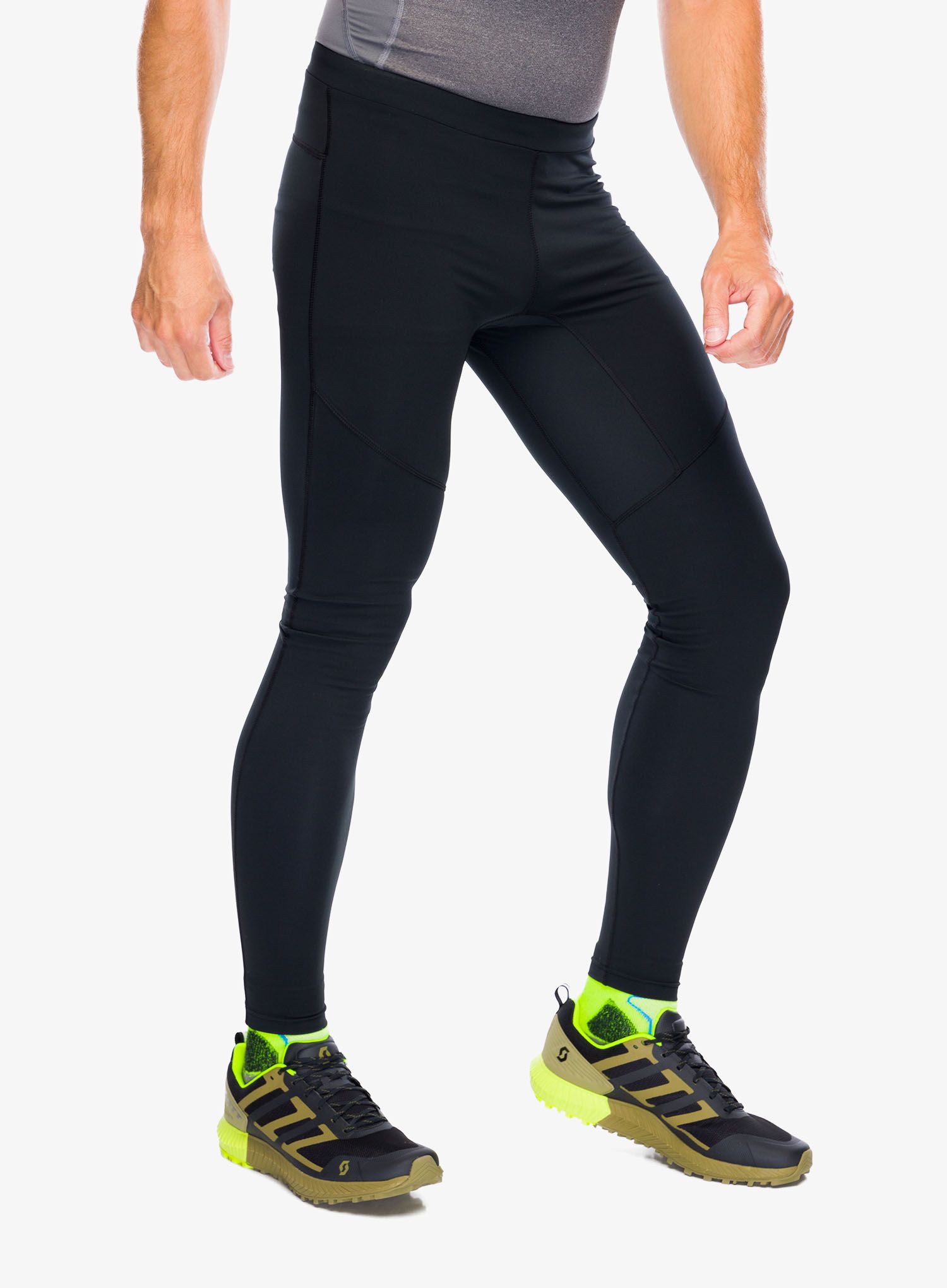 Legíny na běhání SCOTT Full Tights Endurance - black/black