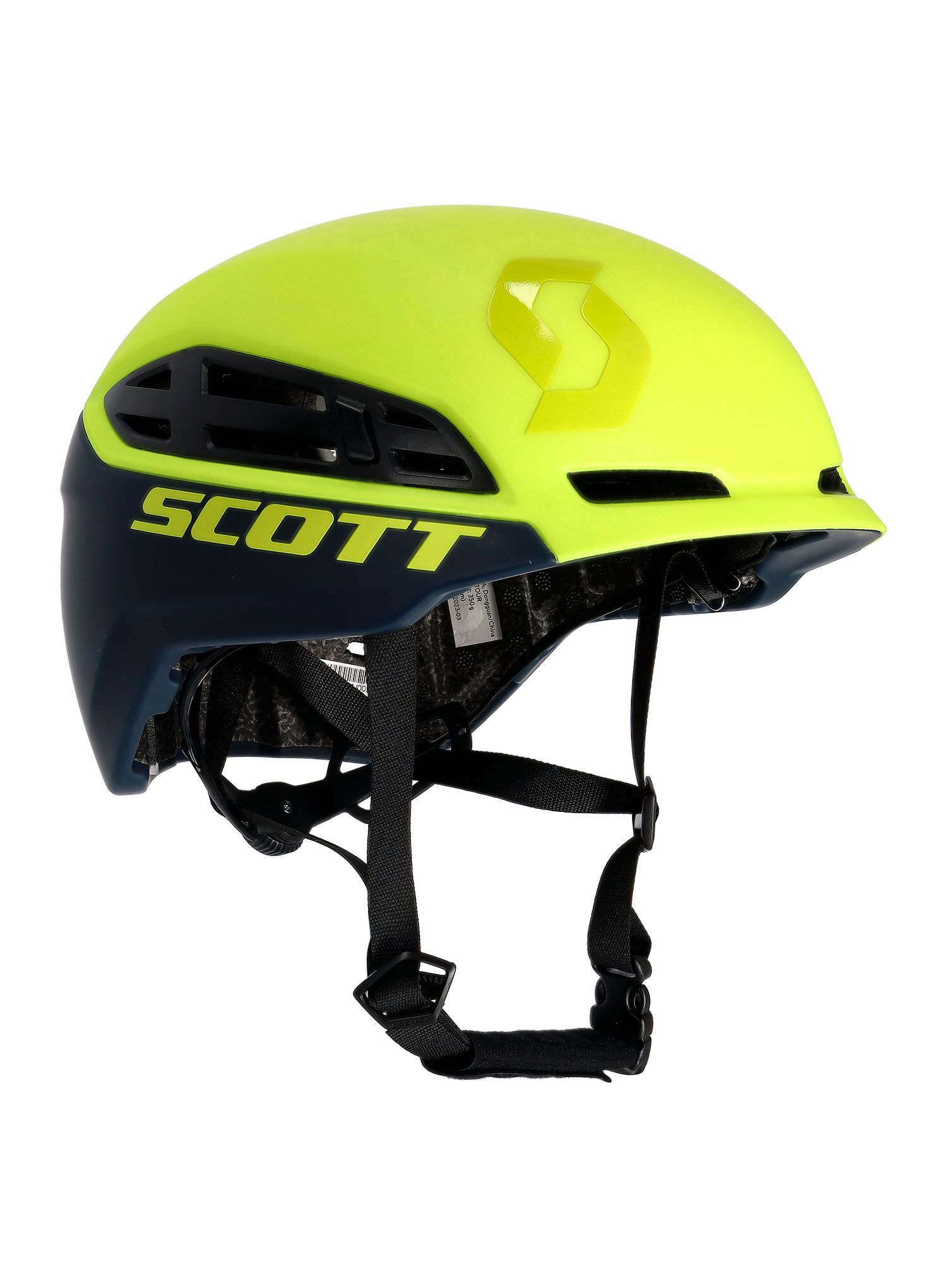 Helma na skialpinismus SCOTT Helmet Couloir Tour - radium yellow/blue
