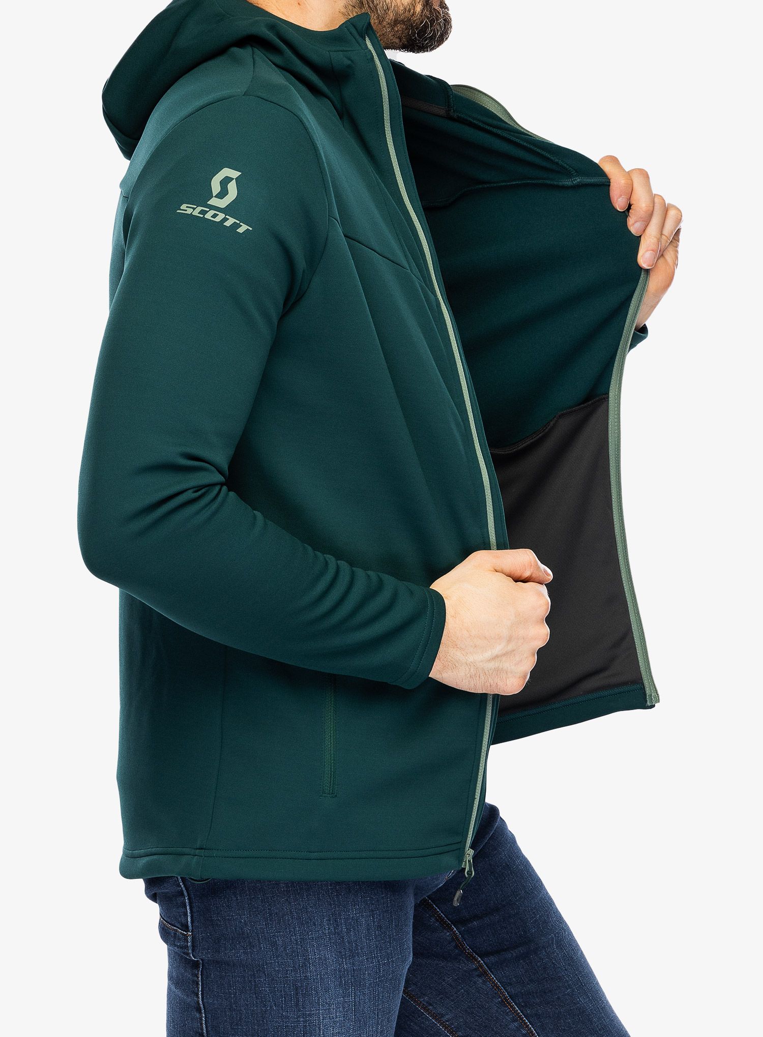 Outdoorova mikina SCOTT Hoody Defined Mid - lush green