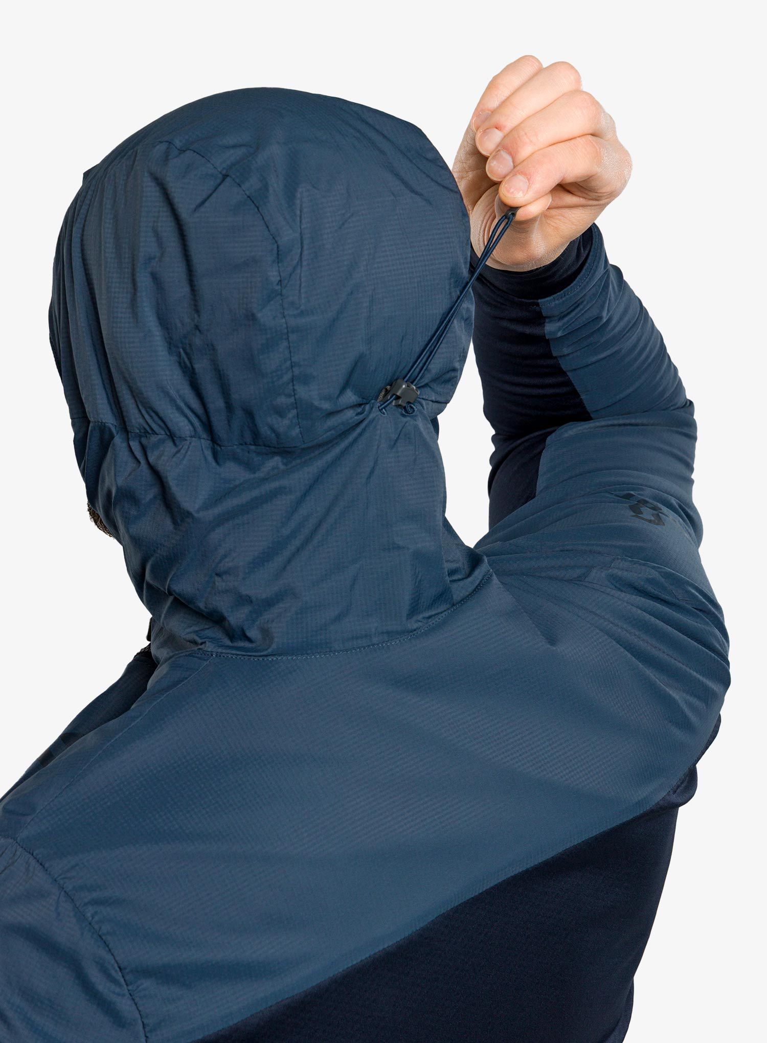 Bunda na skialpinismus SCOTT Hoody Explorair Alpha - metal blue/dark blue