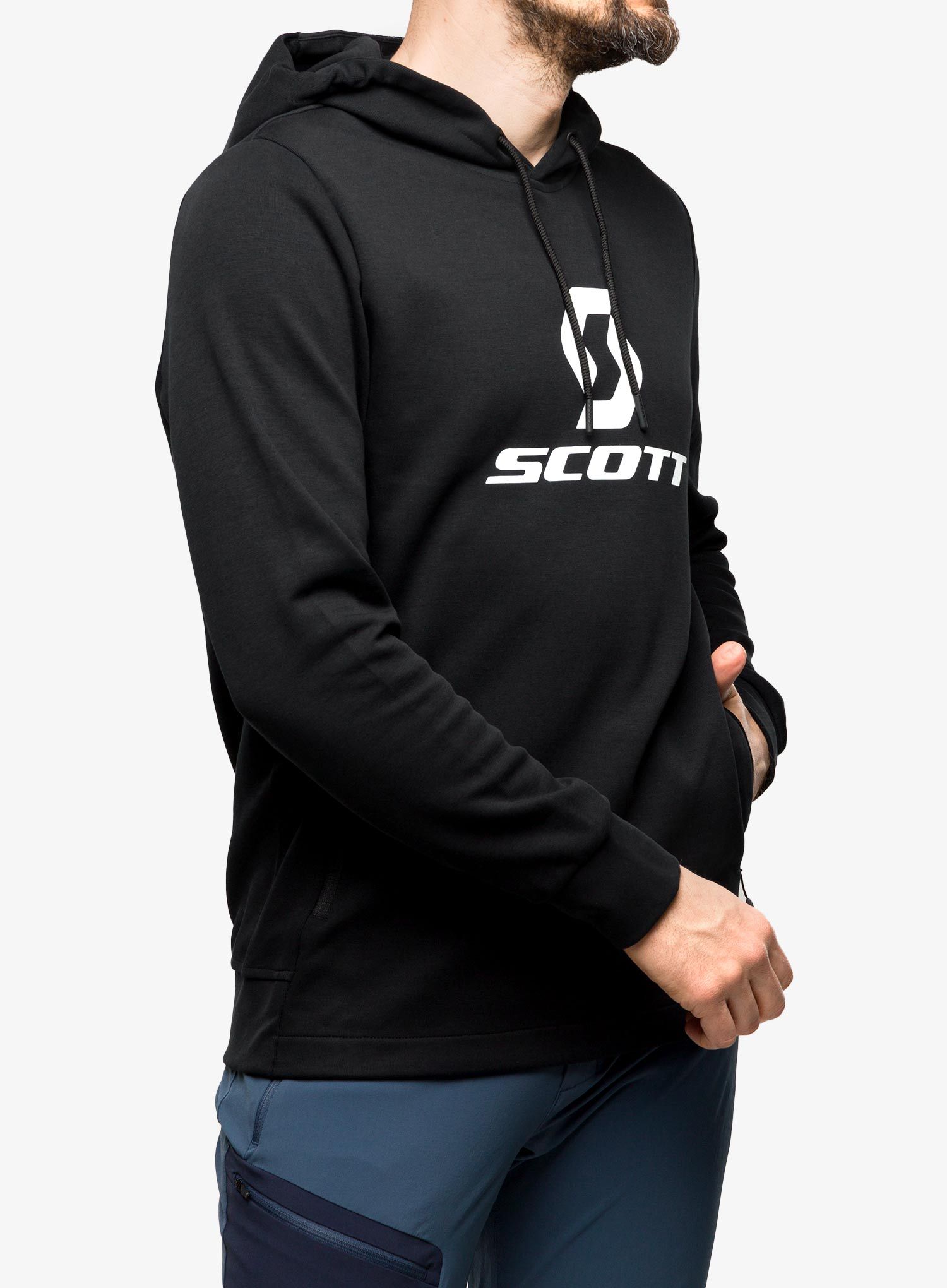 Mikina s kapucí SCOTT Hoody Tech - black