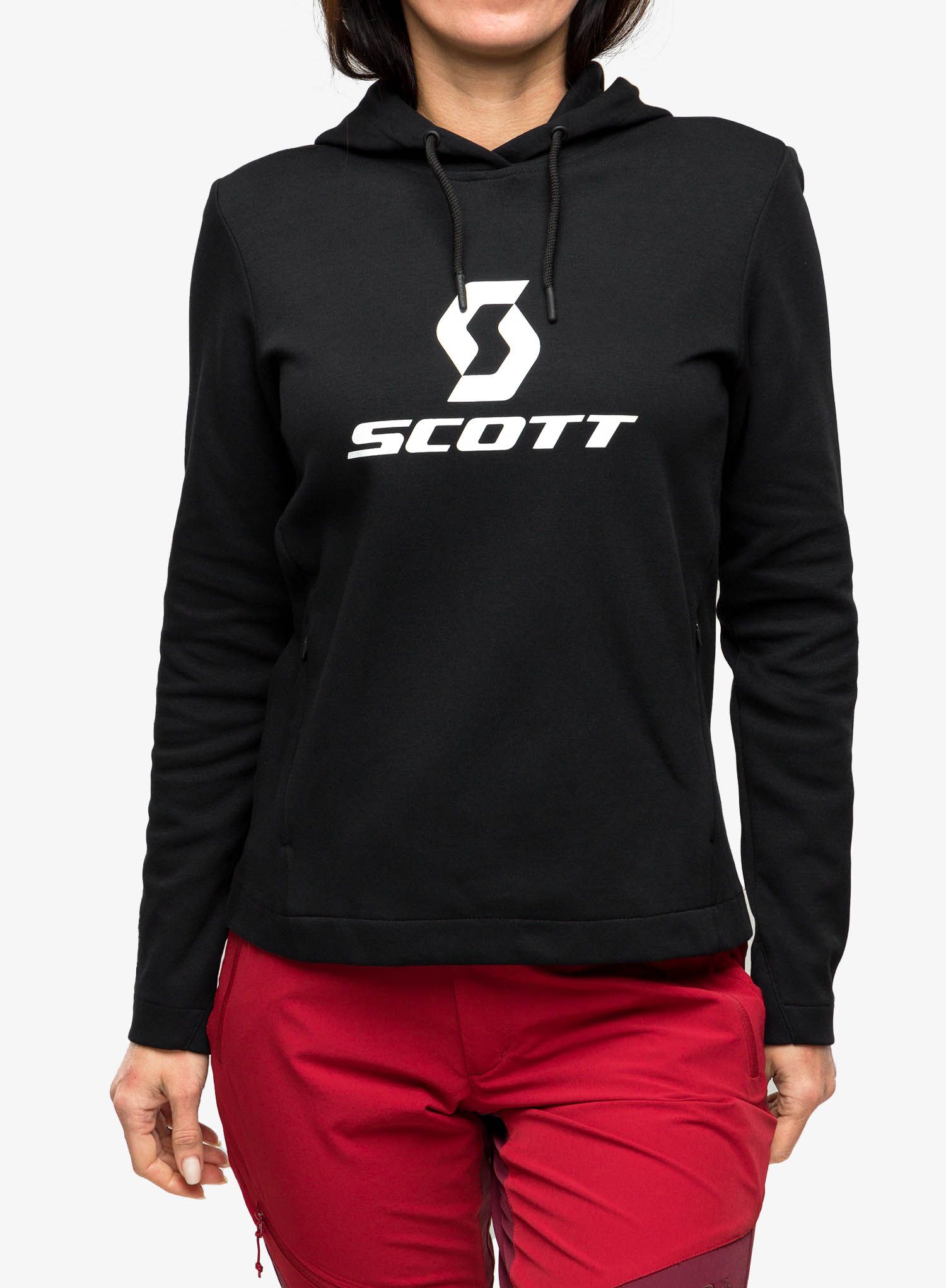 Dámská mikina s kapucí SCOTT Hoody Tech - blck