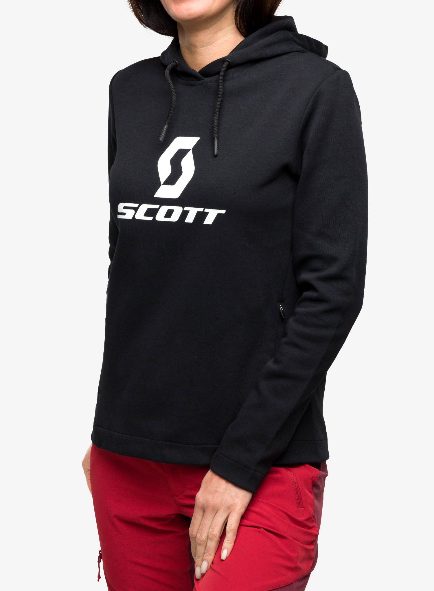 Dámská mikina s kapucí SCOTT Hoody Tech - blck