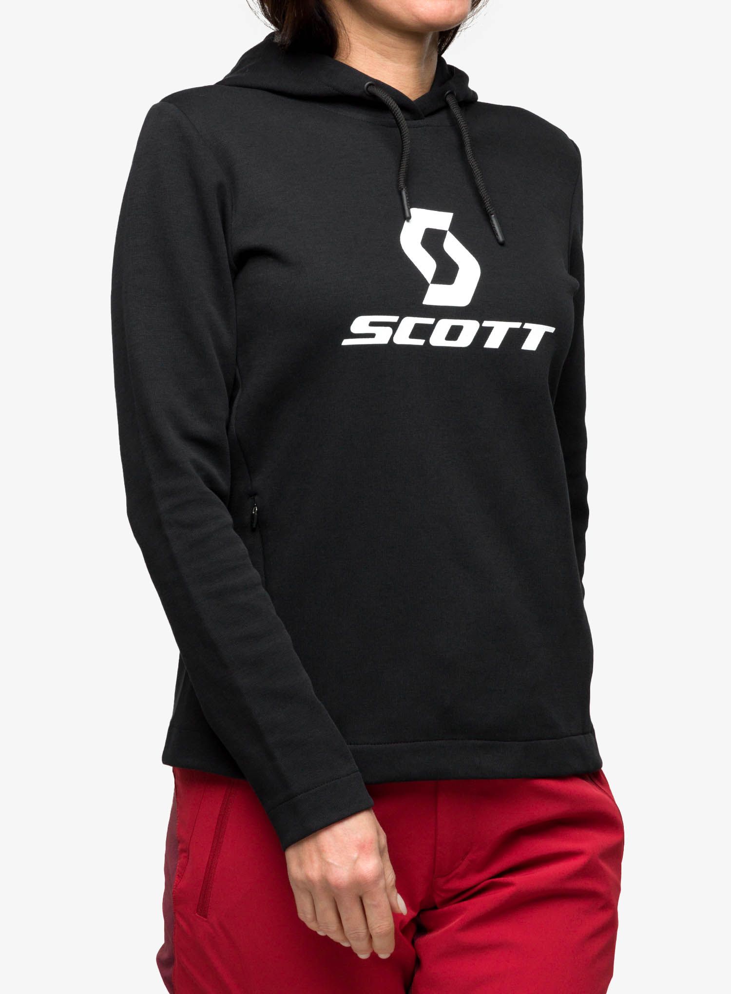 Dámská mikina s kapucí SCOTT Hoody Tech - blck