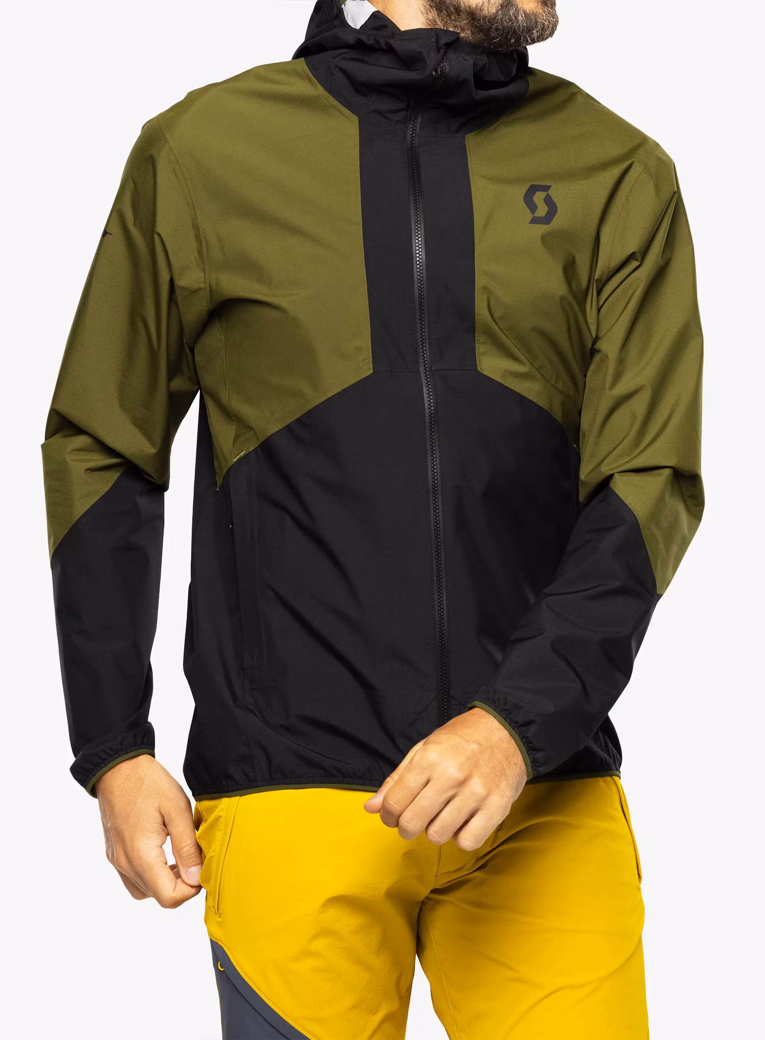 Bunda do deště SCOTT Jacket Explorair Light 2.5L - black/fir green