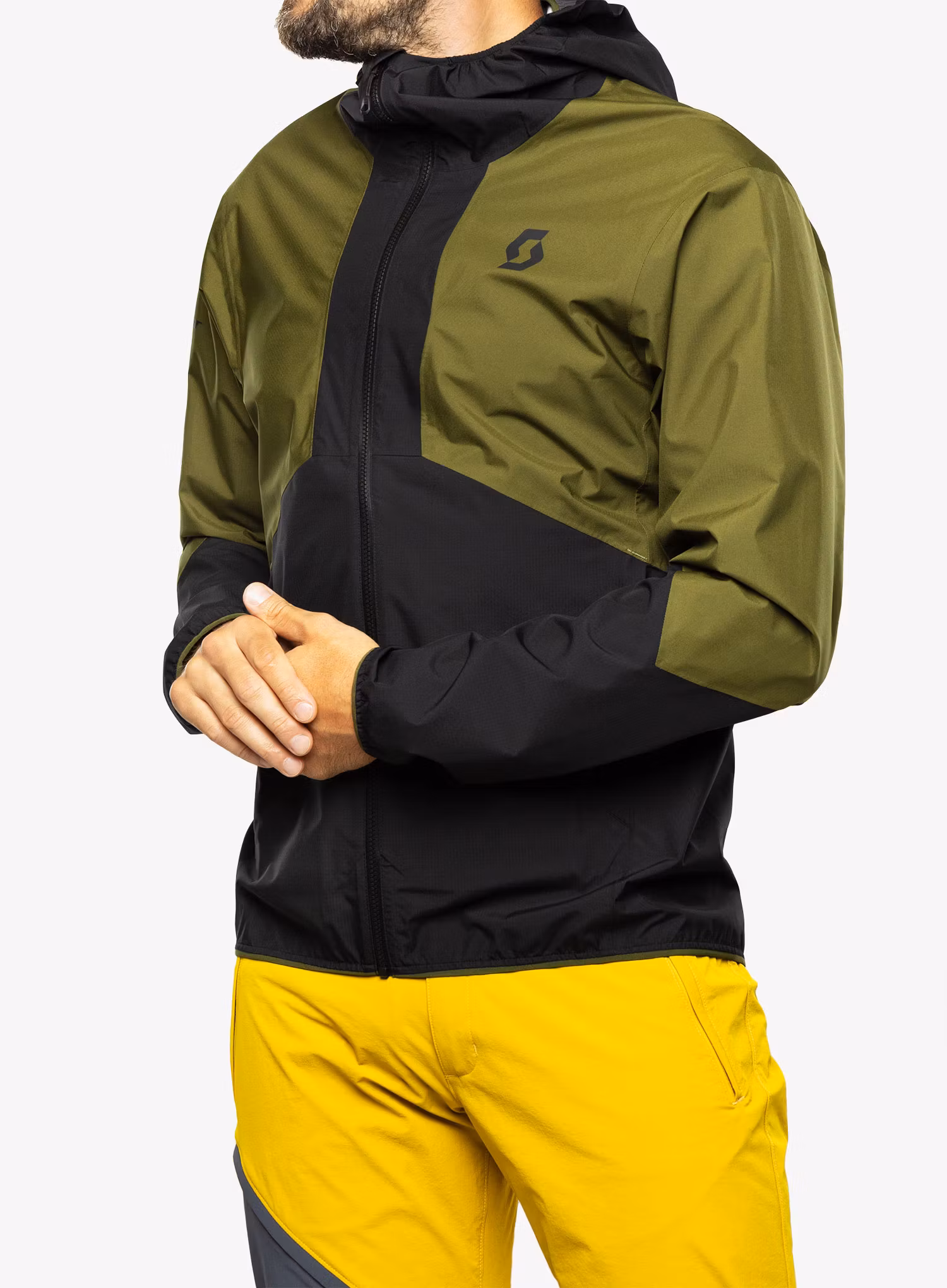 Bunda do deště SCOTT Jacket Explorair Light 2.5L - black/fir green