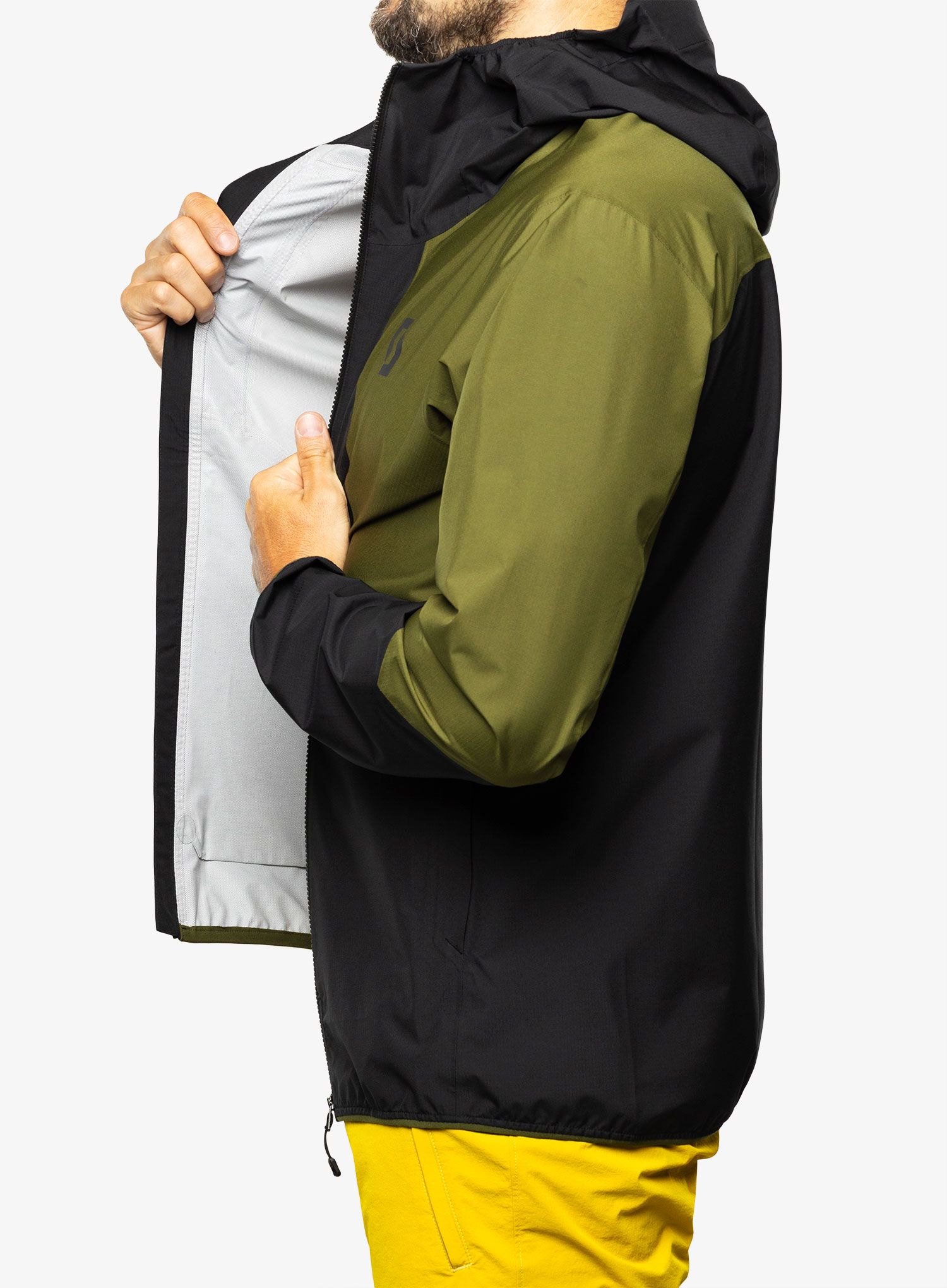 Bunda do deště SCOTT Jacket Explorair Light 2.5L - black/fir green
