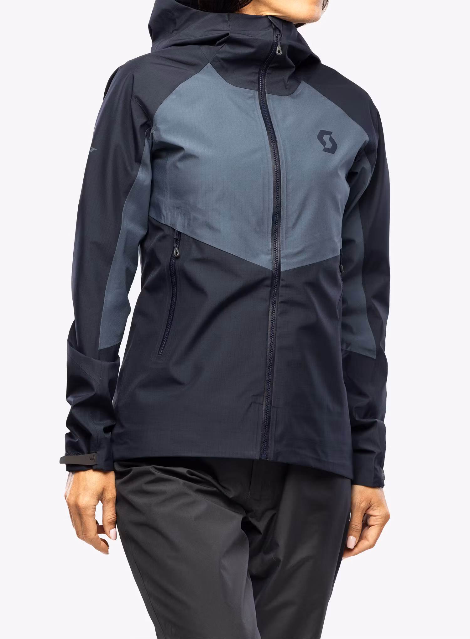 Dámská bunda na hory SCOTT Jacket Explorair Light Dryo 3L - dark blue/metal blue