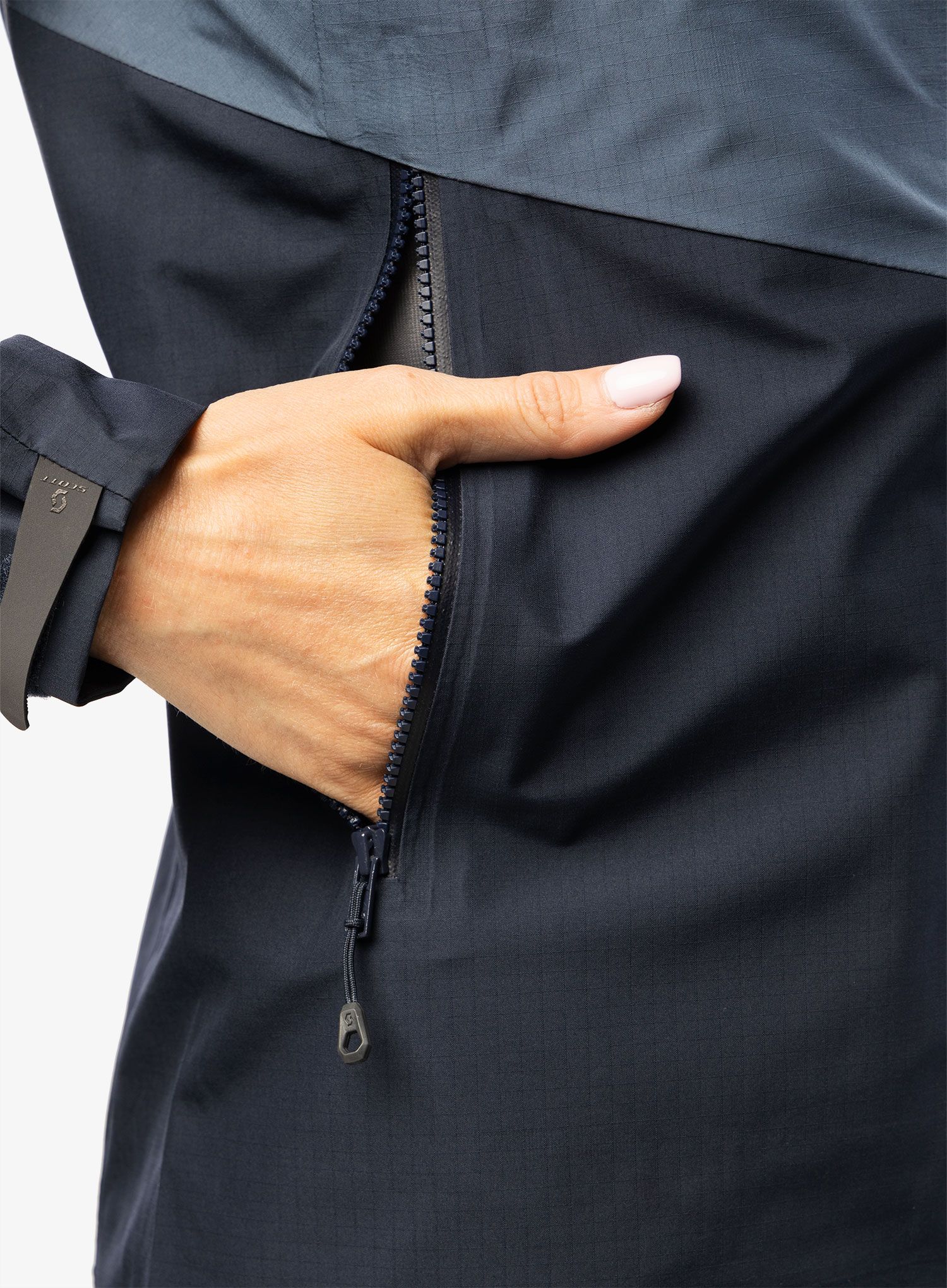 Dámská bunda na hory SCOTT Jacket Explorair Light Dryo 3L - dark blue/metal blue