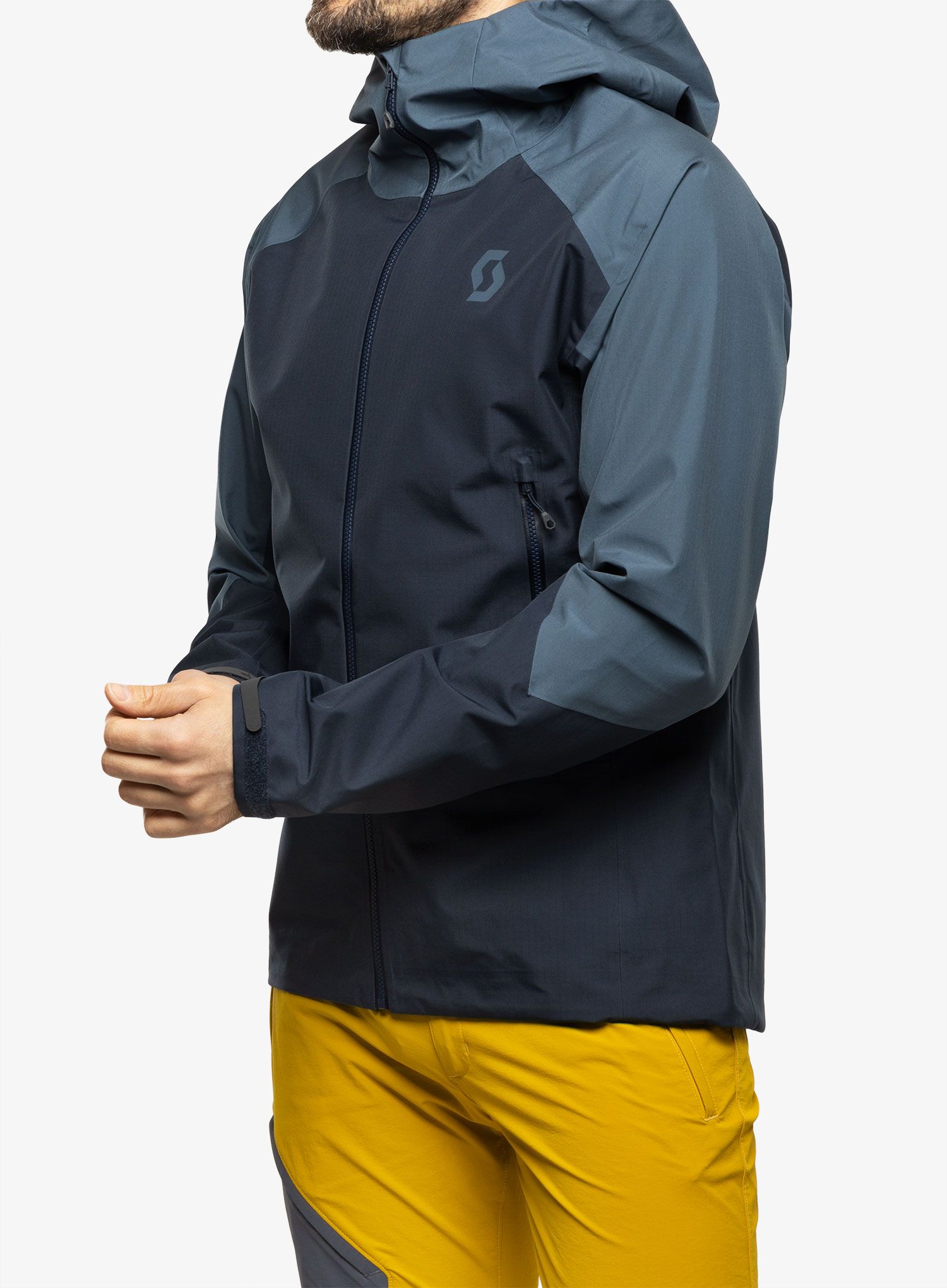 Bunda do deště SCOTT Jacket Explorair Light Dryo 3L - metal/blue
