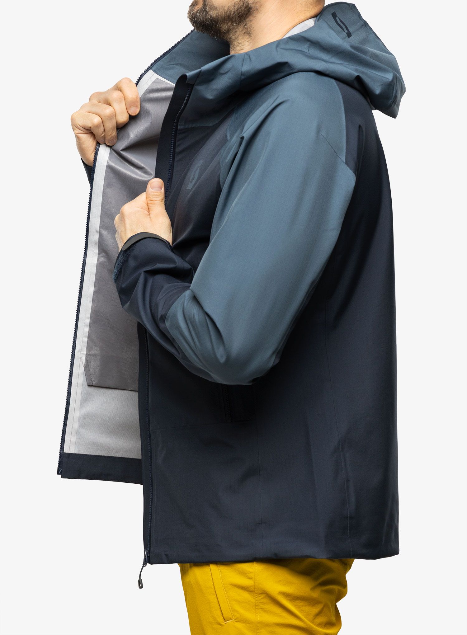 Bunda do deště SCOTT Jacket Explorair Light Dryo 3L - metal/blue