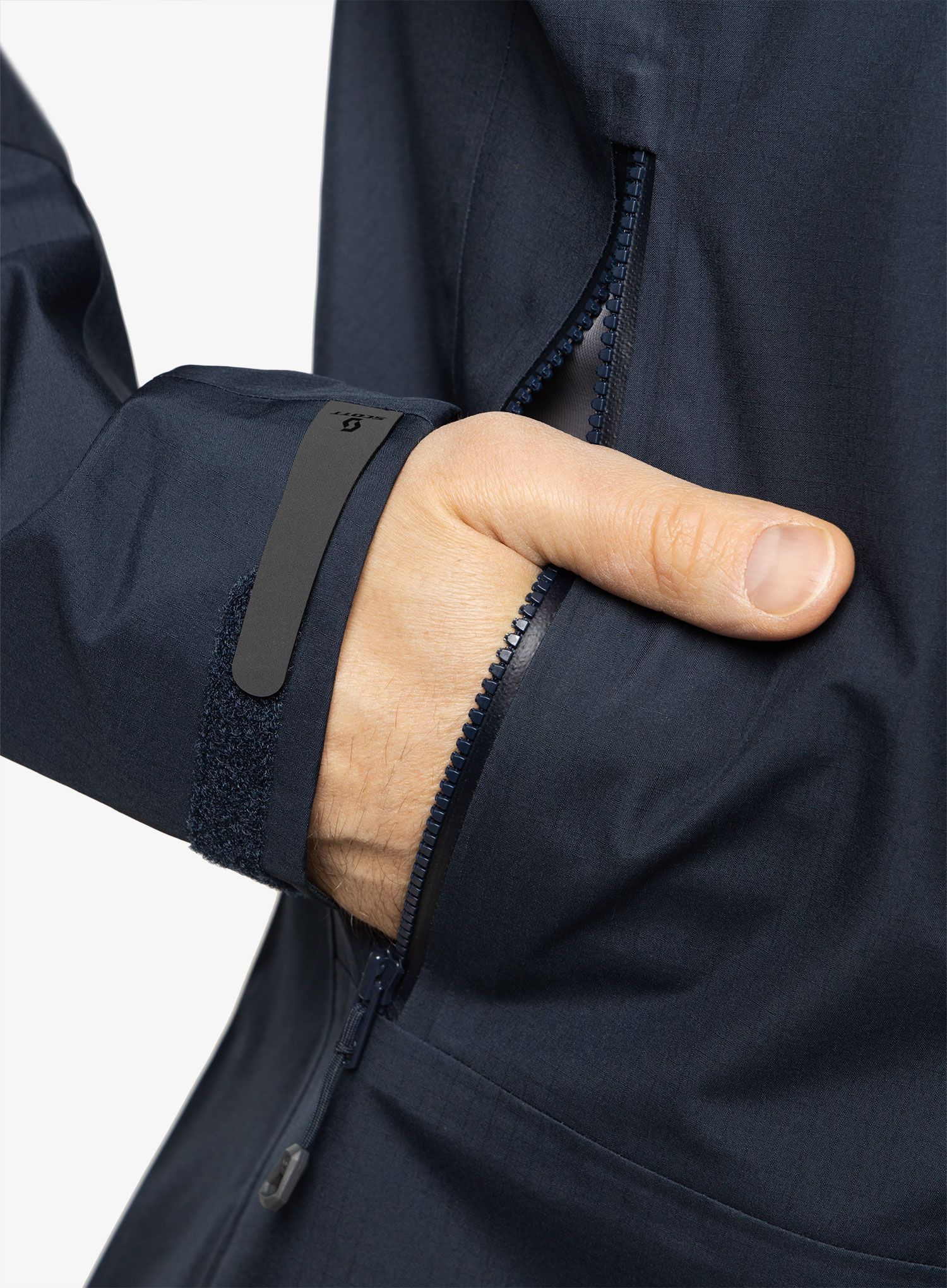 Bunda do deště SCOTT Jacket Explorair Light Dryo 3L - metal/blue
