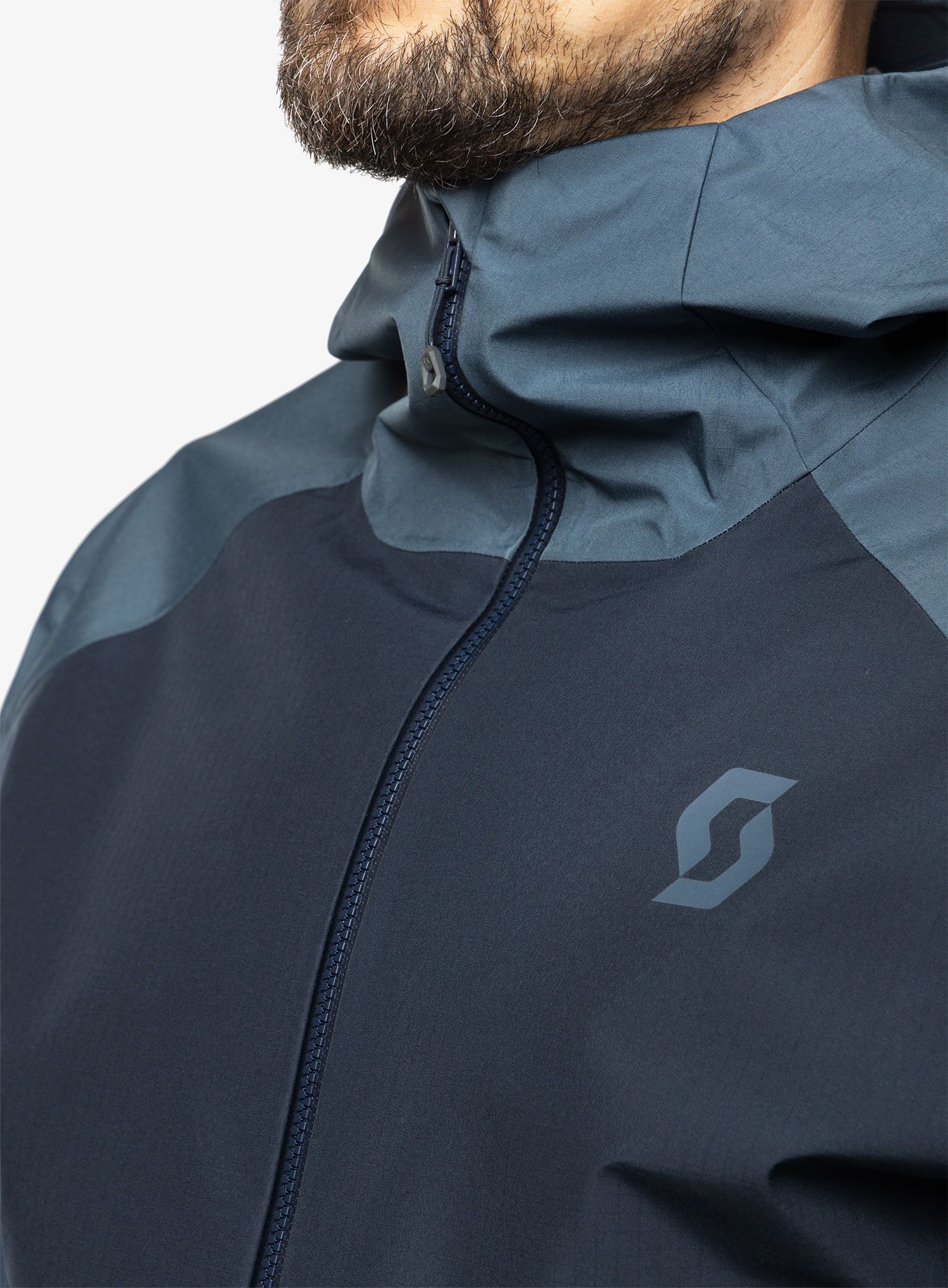 Bunda do deště SCOTT Jacket Explorair Light Dryo 3L - metal/blue