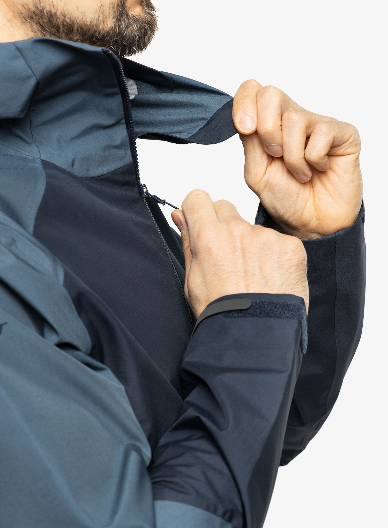 Bunda do deště SCOTT Jacket Explorair Light Dryo 3L - metal/blue