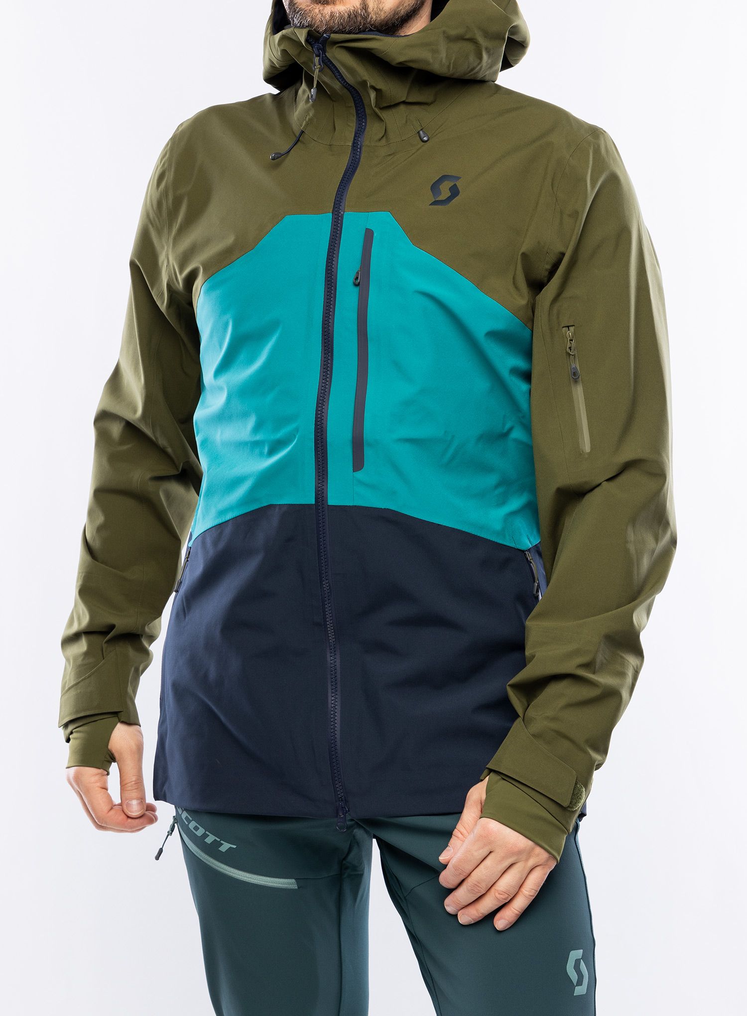 Bunda SCOTT Jacket Vertic 3L - fir green/winter green
