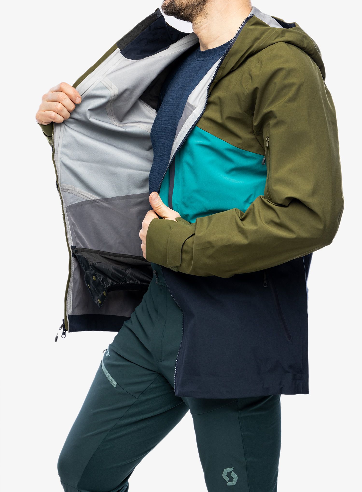 Bunda SCOTT Jacket Vertic 3L - fir green/winter green