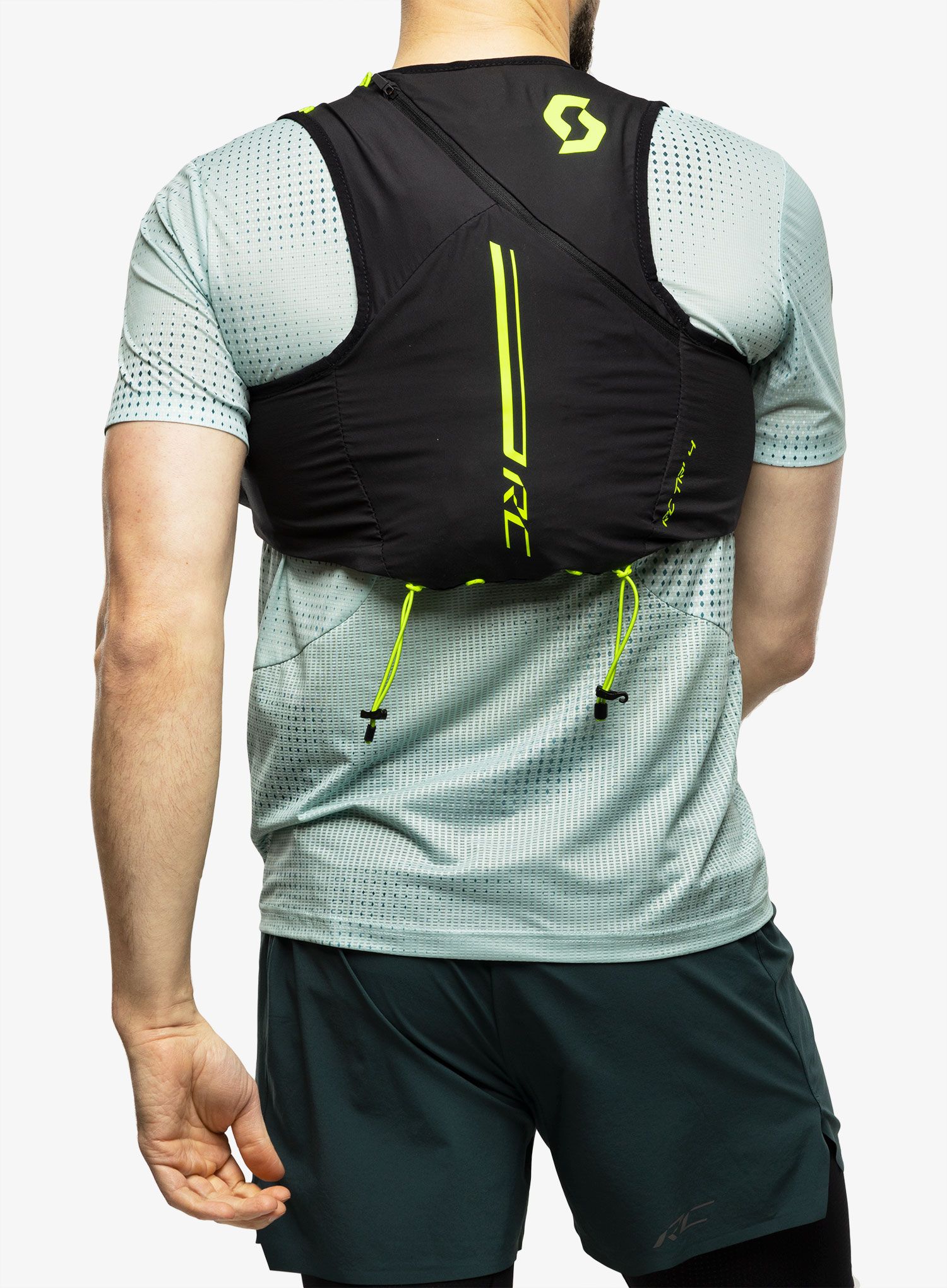 Běžecká vesta SCOTT Pack Trail RC TR 4  - black/yellow