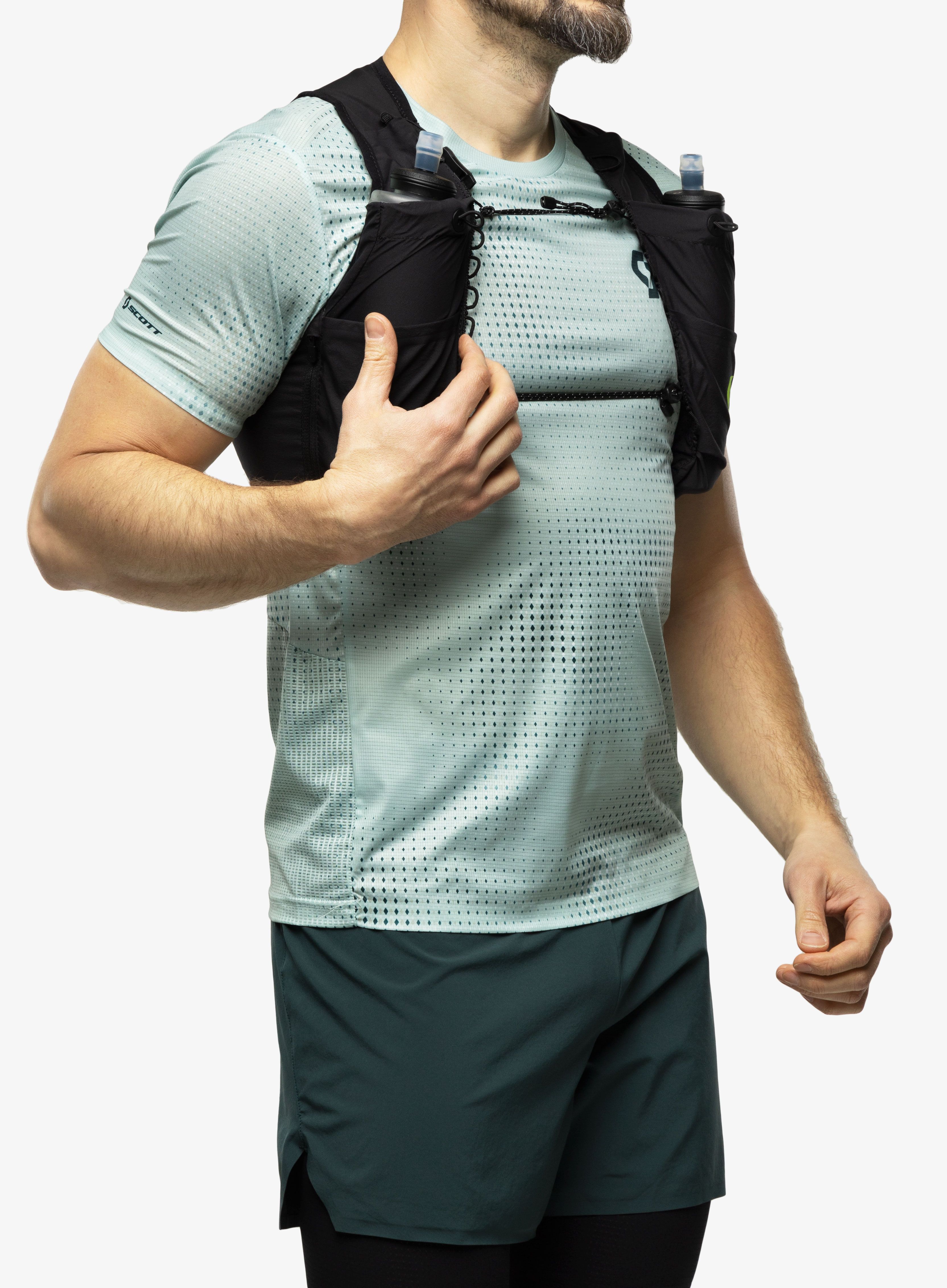 Běžecká vesta SCOTT Pack Trail RC TR 4  - black/yellow