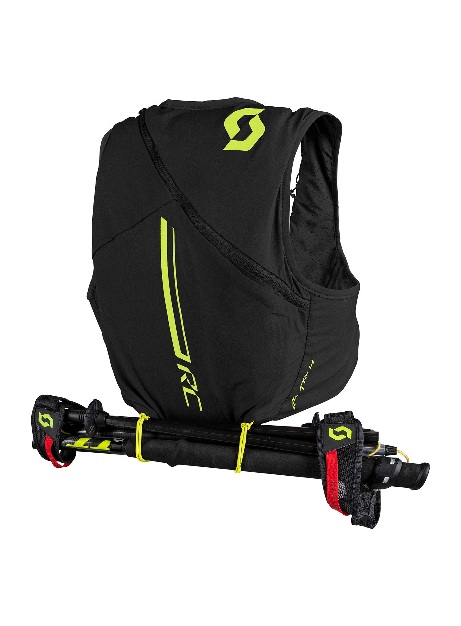 Běžecká vesta SCOTT Pack Trail RC TR 4  - black/yellow