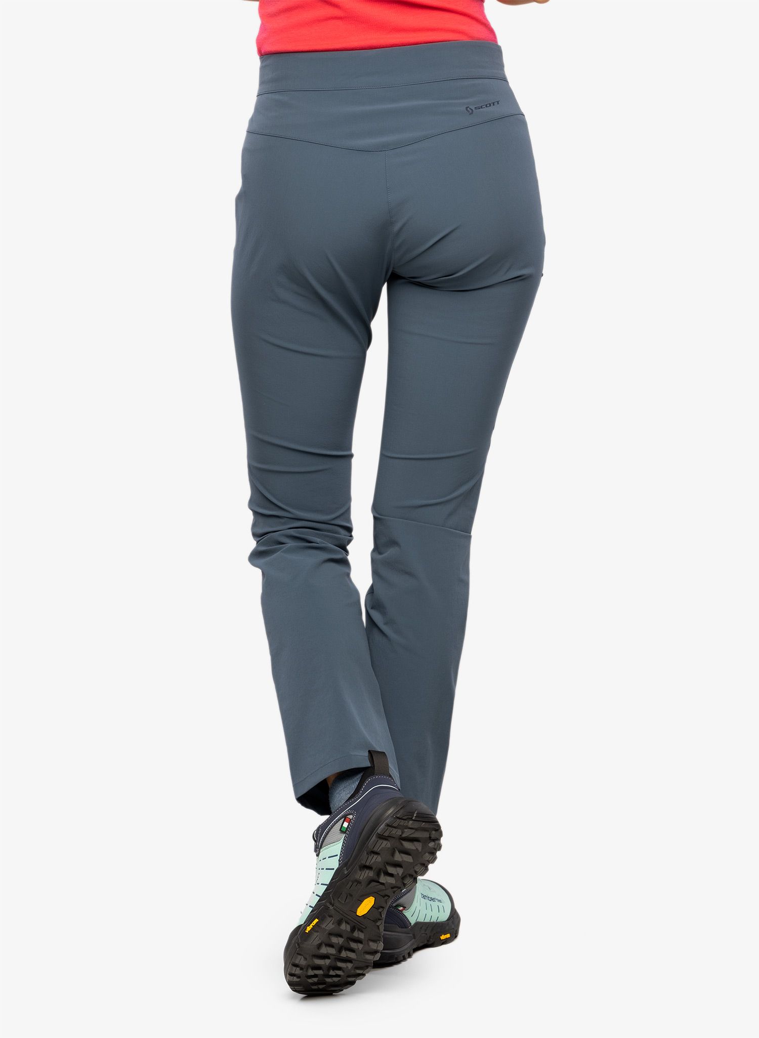 Turistické kalhoty dámské SCOTT Pant Explorair Light - metal blue/dark blue