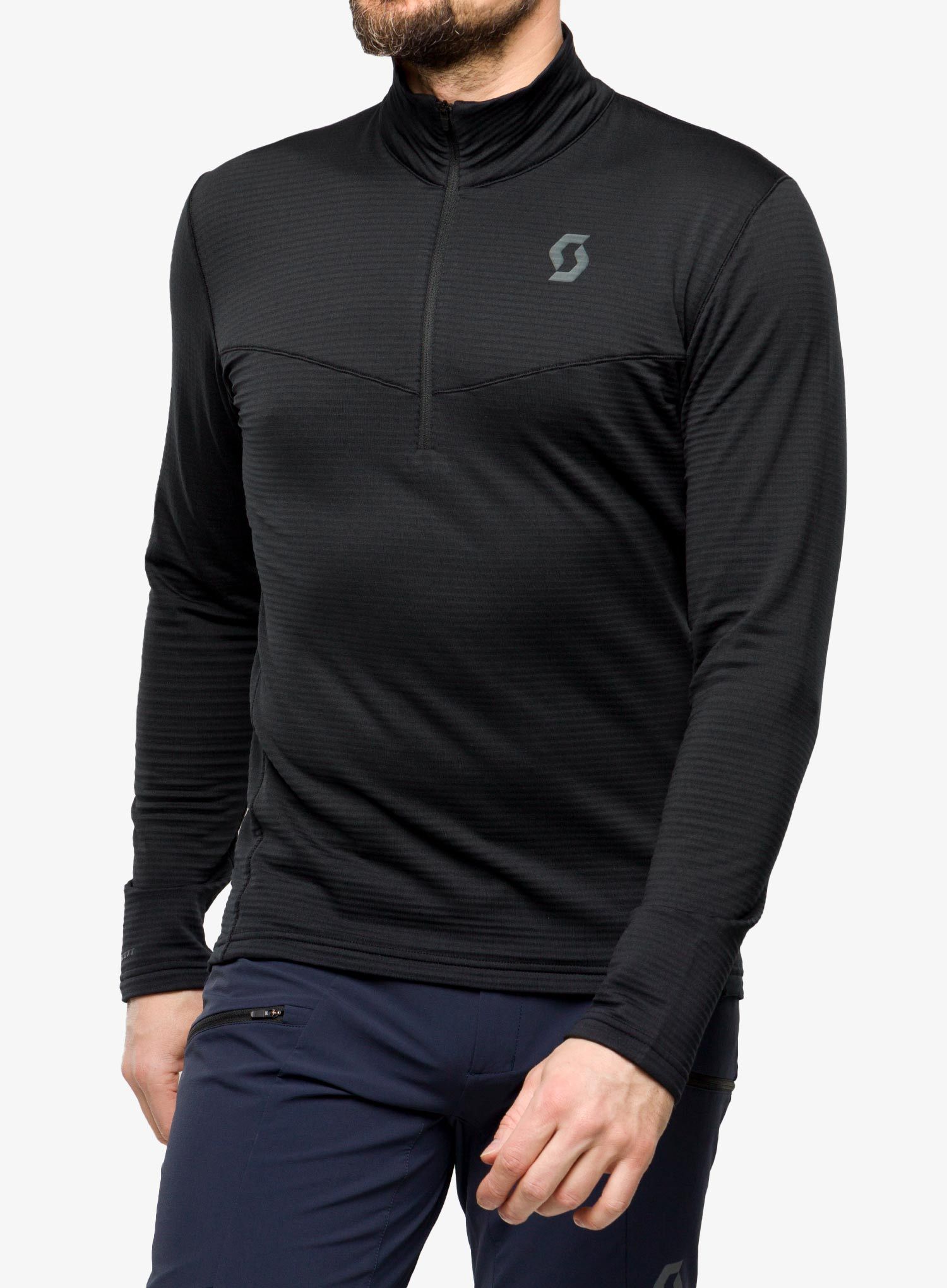 Mikina SCOTT Pullover Defined Light - black
