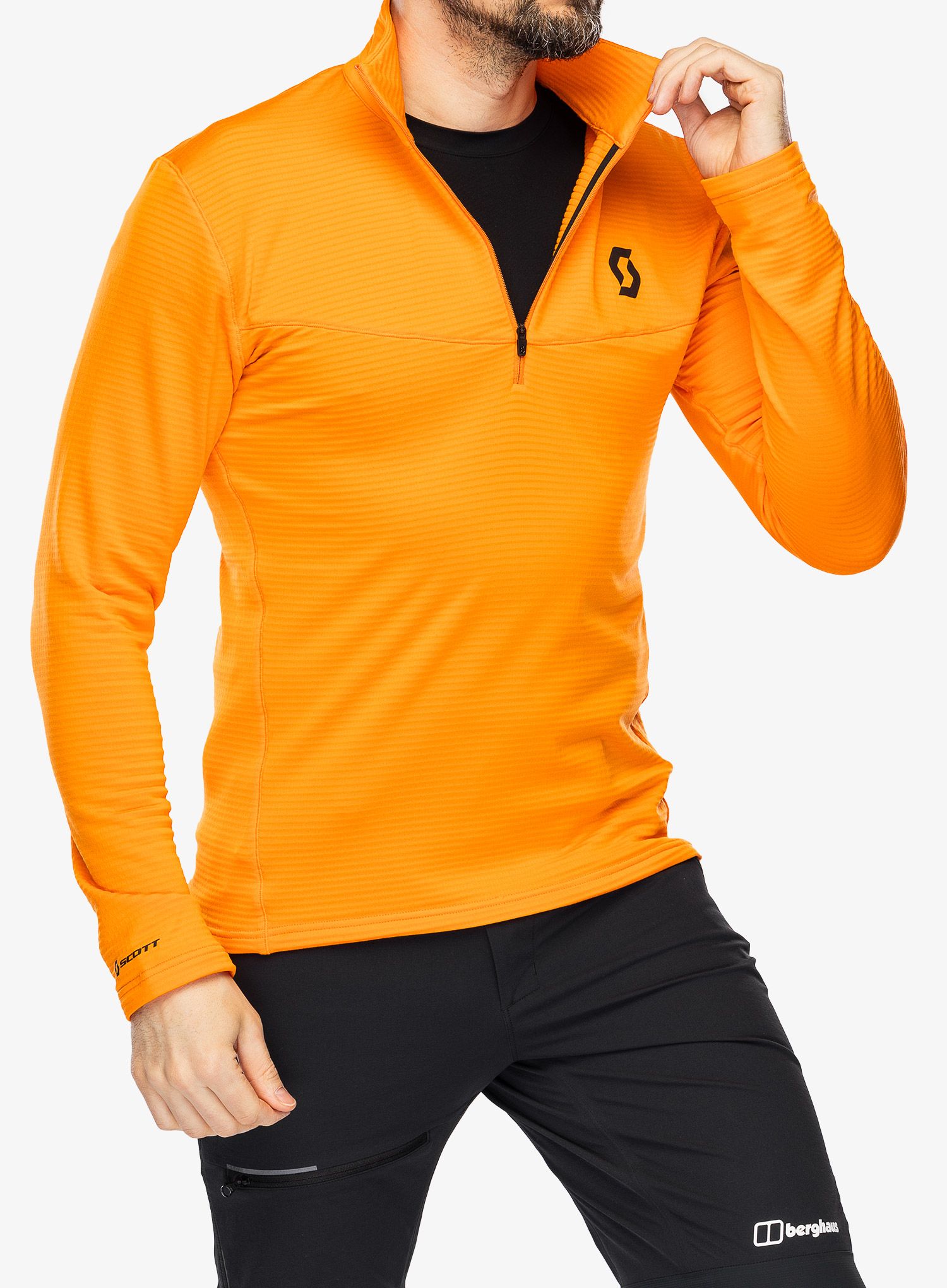 Mikina SCOTT Pullover Defined Light - flash orange