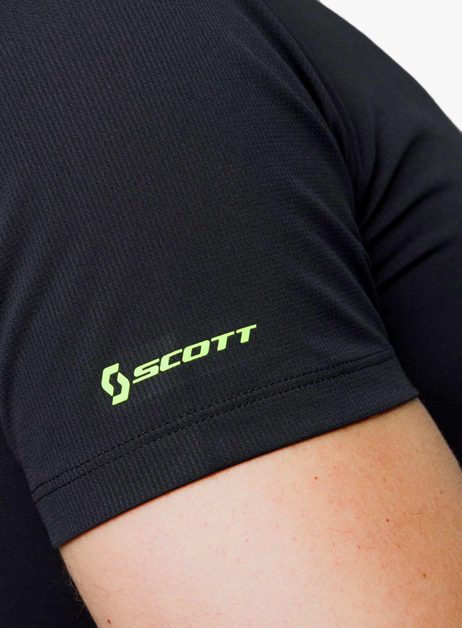 Běžecké triko SCOTT RC Run Team S/S - black/yellow