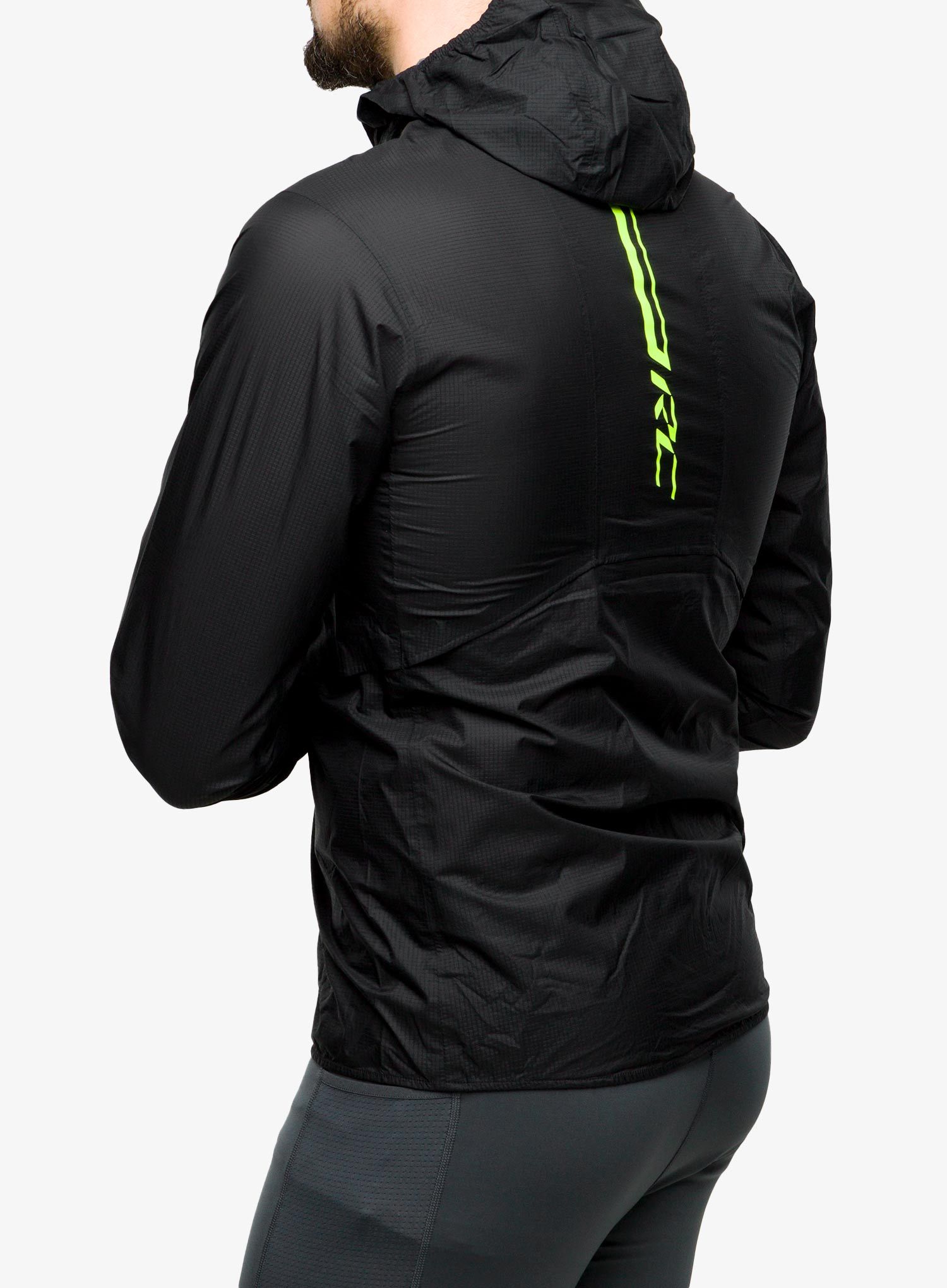 Bunda na běhání SCOTT RC Run Waterproof - black/yellow
