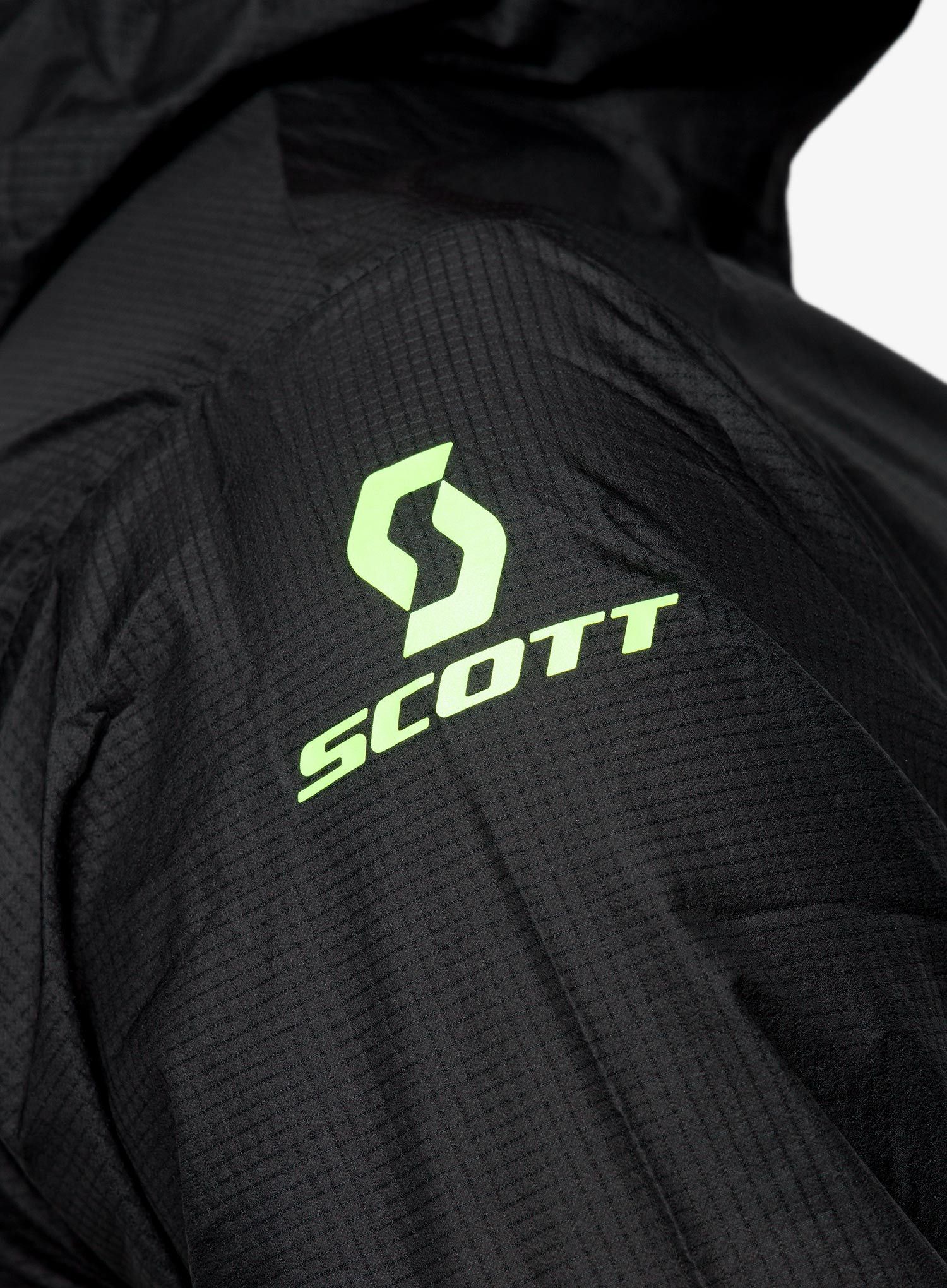 Bunda na běhání SCOTT RC Run Waterproof - black/yellow