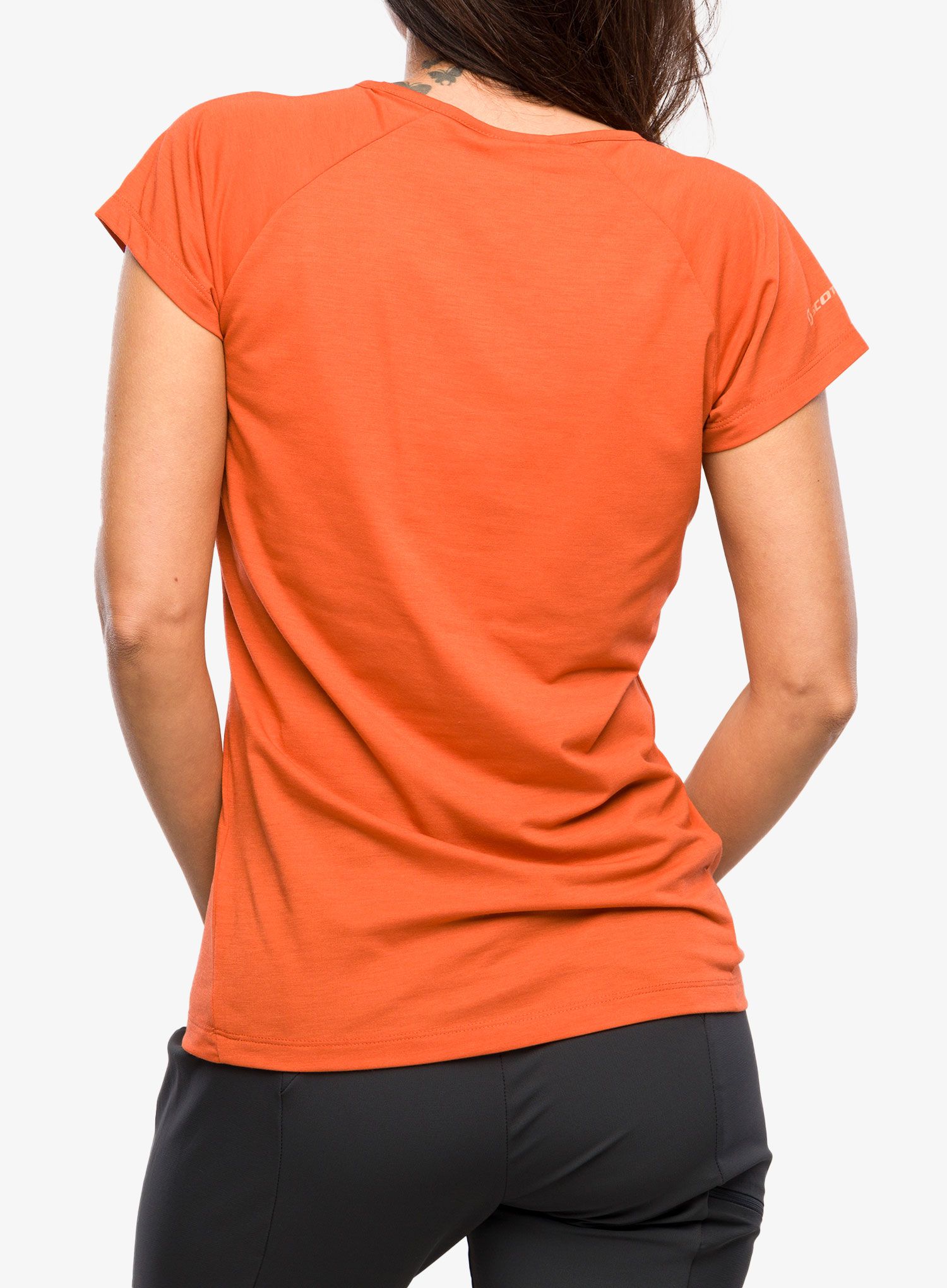 Dámské rychleschnoucí triko SCOTT Shirt Defined DRI S/S - braze orange