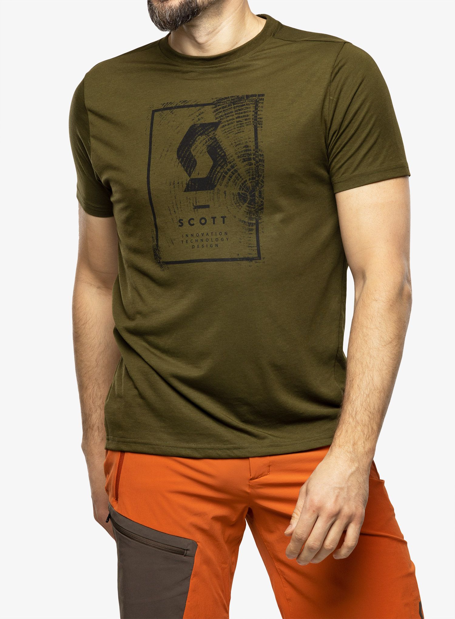 Rychleschnoucí triko SCOTT Shirt Defined DRI S/S - fir green