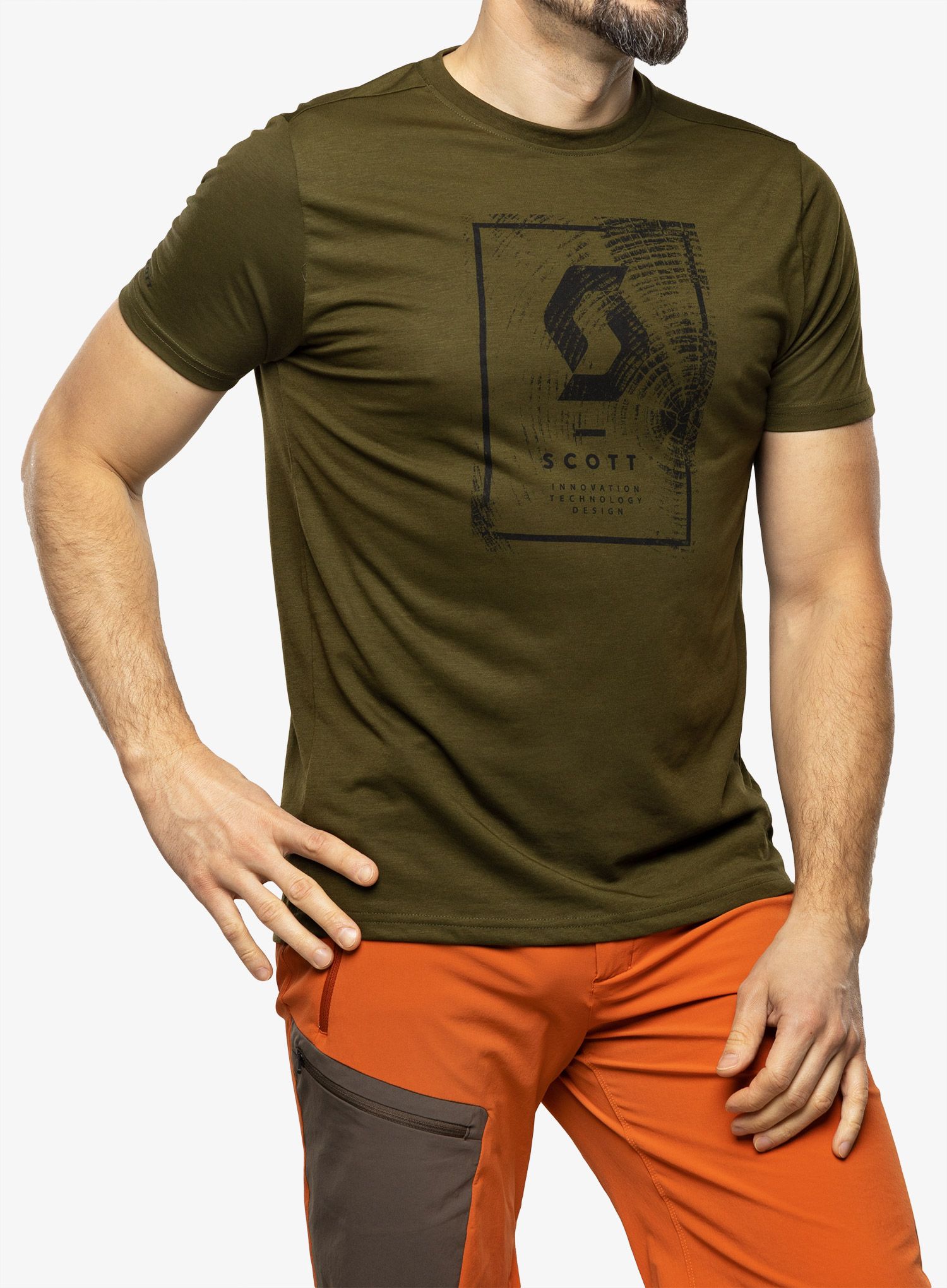 Rychleschnoucí triko SCOTT Shirt Defined DRI S/S - fir green