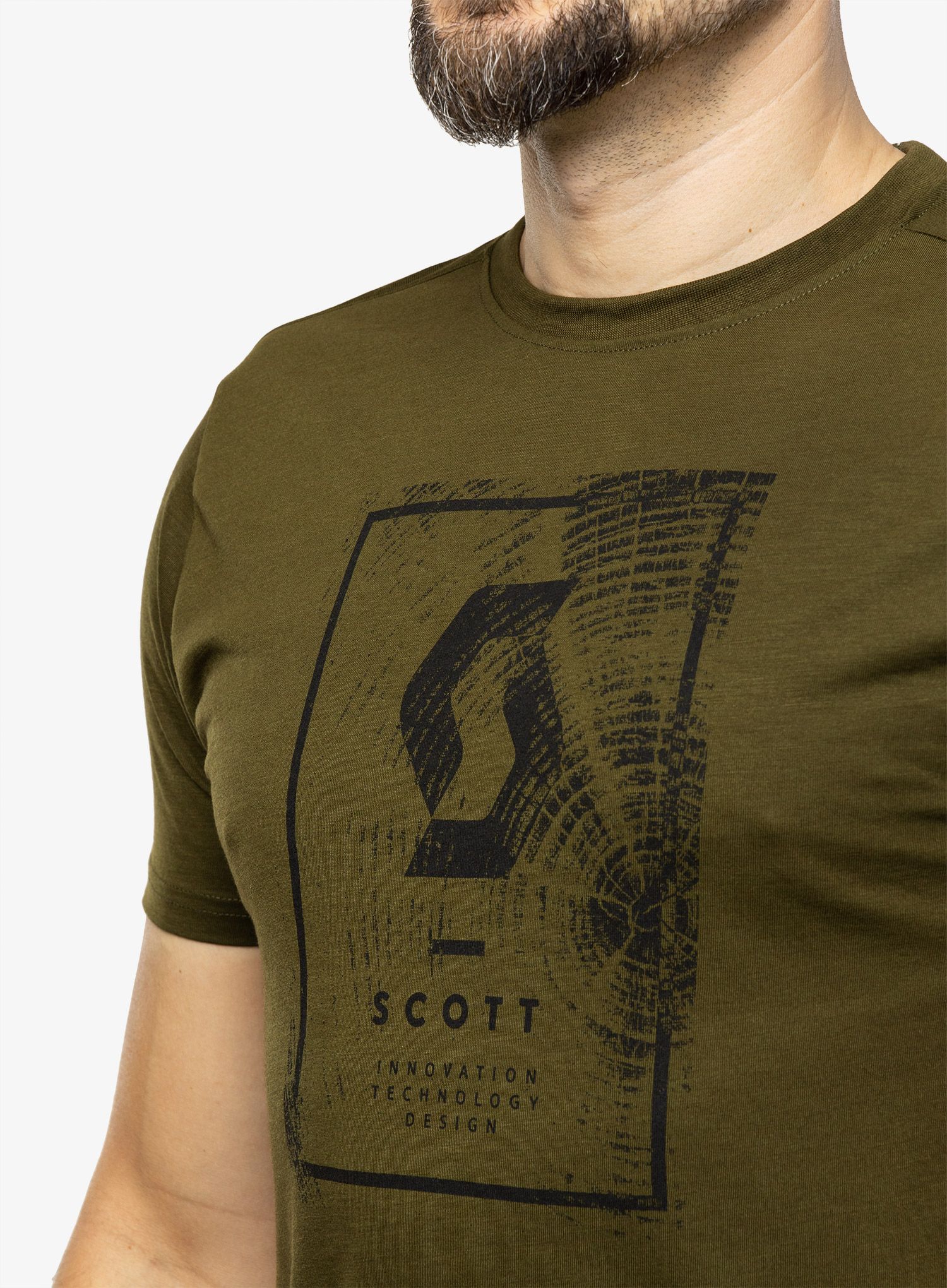 Rychleschnoucí triko SCOTT Shirt Defined DRI S/S - fir green