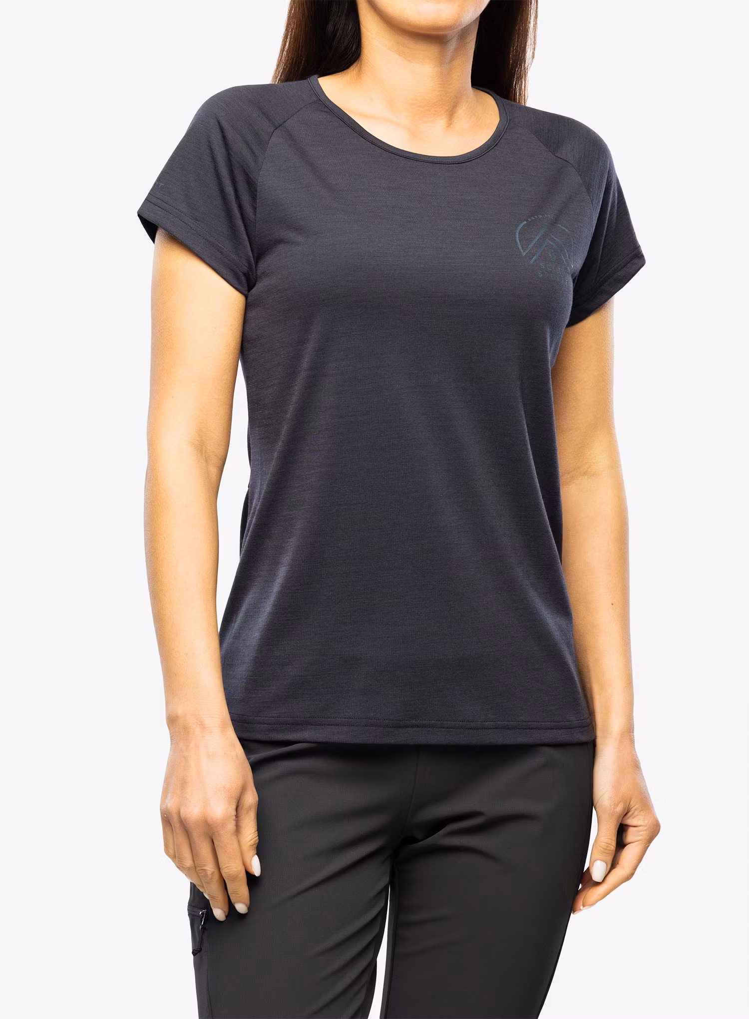 Merino triko dámské SCOTT Shirt Defined Merino Tech S/S - blue
