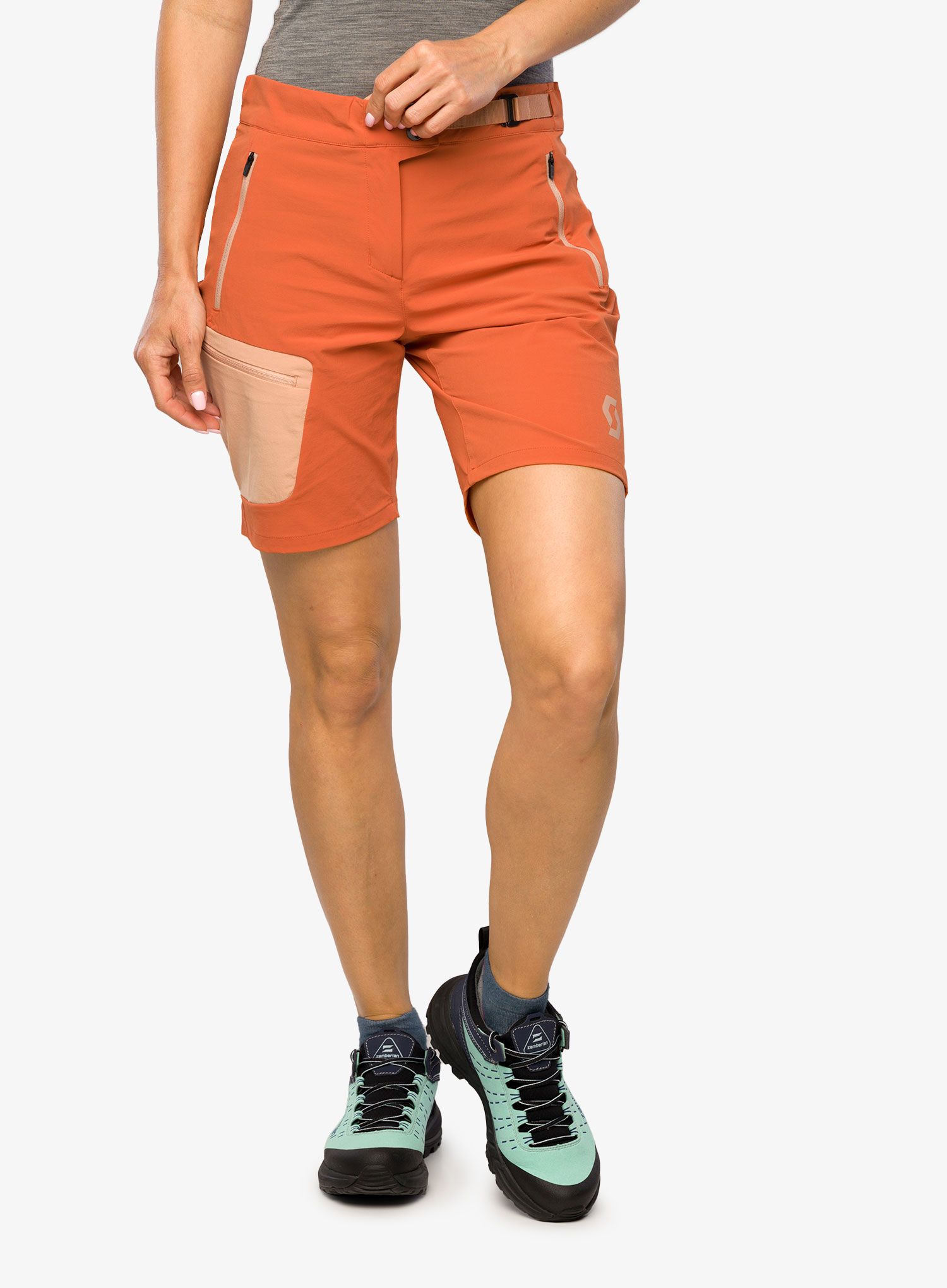 Turistické kraťasy dámské SCOTT Short Explorair Light - braze orange/rose