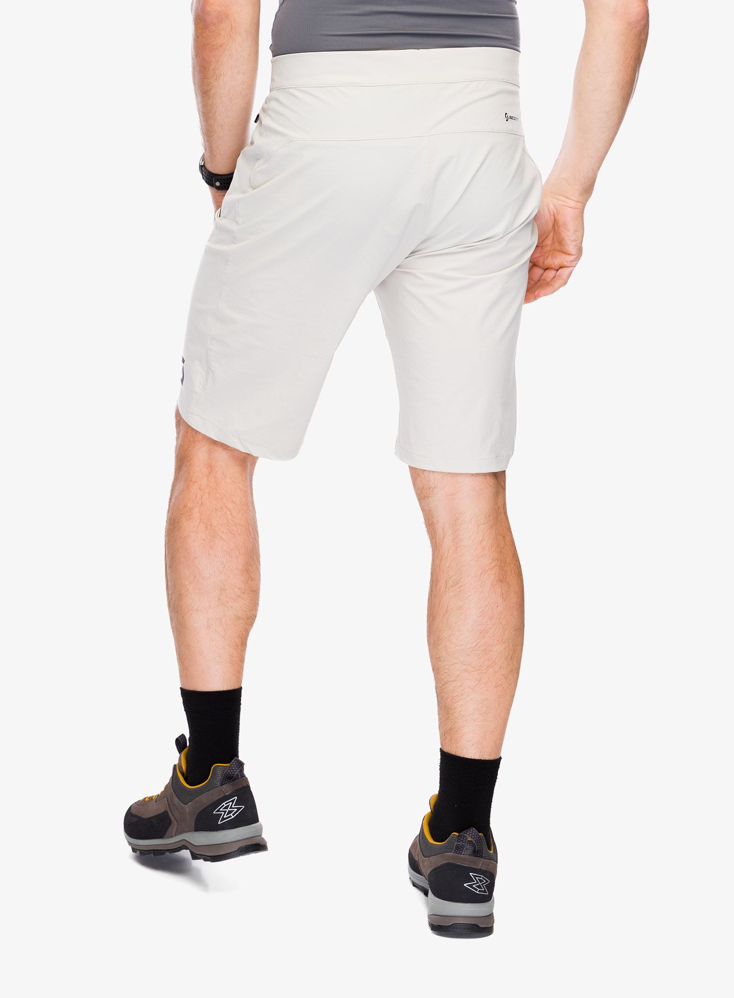 Outdoorové kraťasy SCOTT Short Explorair Light - dust white/flash orange