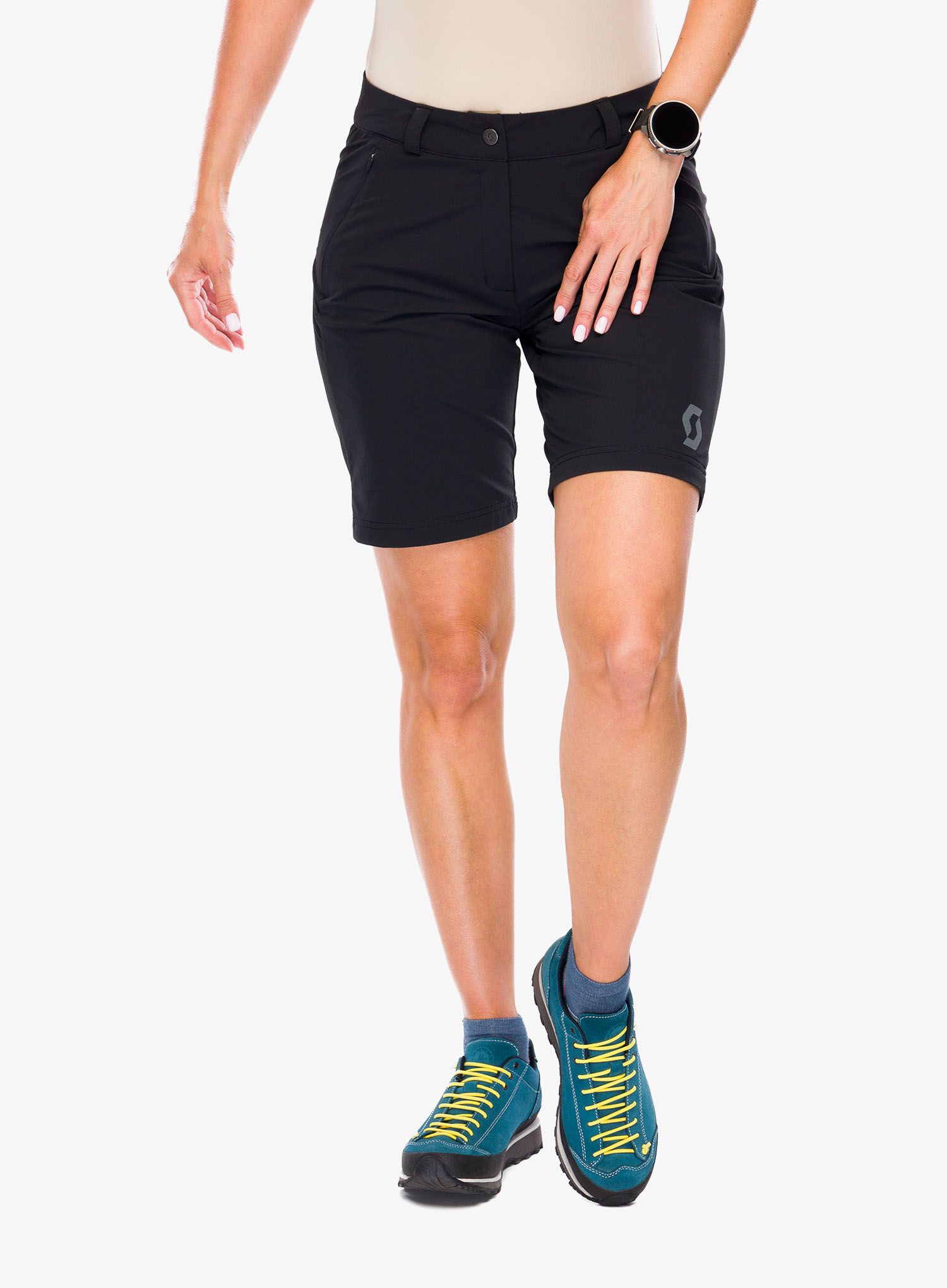 Turistické kraťasy dámské SCOTT Shorts Explorair Tech - black