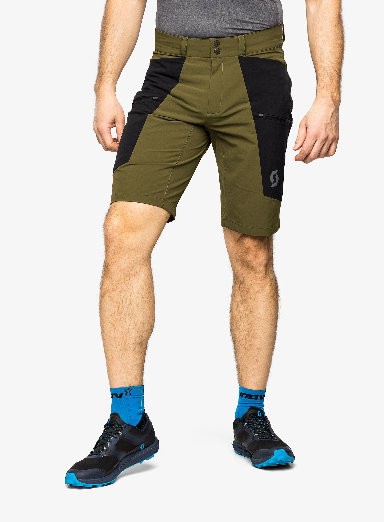 Outdoorové kraťasy SCOTT Shorts Explorair Tech - fir green/black