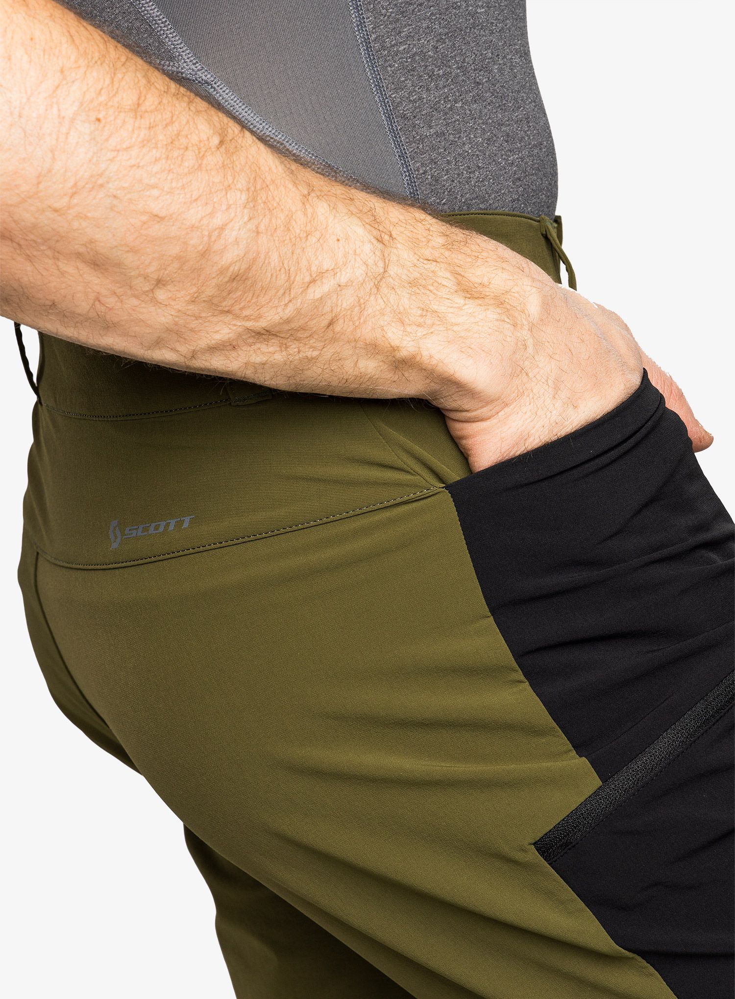 Outdoorové kraťasy SCOTT Shorts Explorair Tech - fir green/black