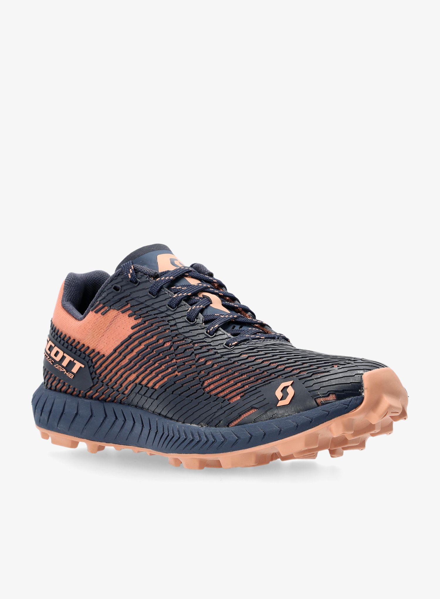 Dámské trailové boty SCOTT Supertrac Amphib - dark blue/rose beige